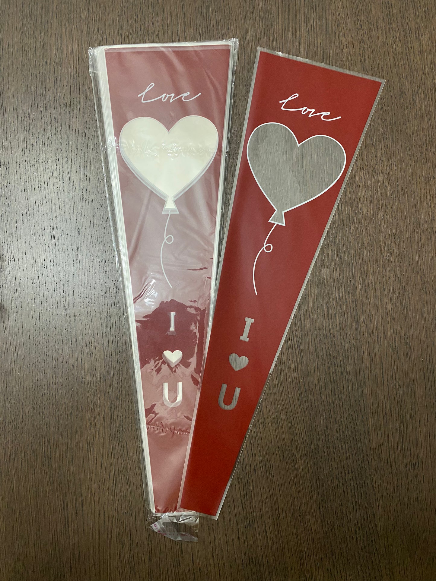 Single Rose Sleeve 50pc pack