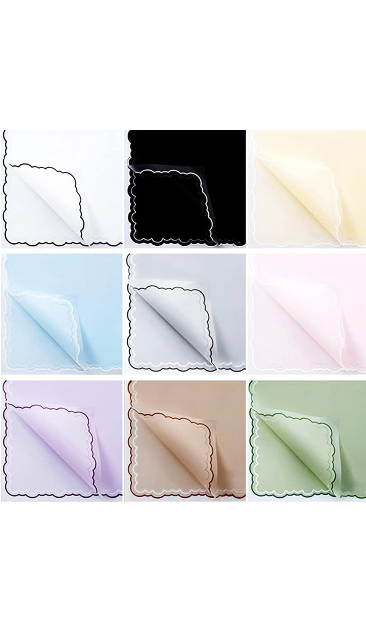 Pink Lace Flower Wrapping Paper #06