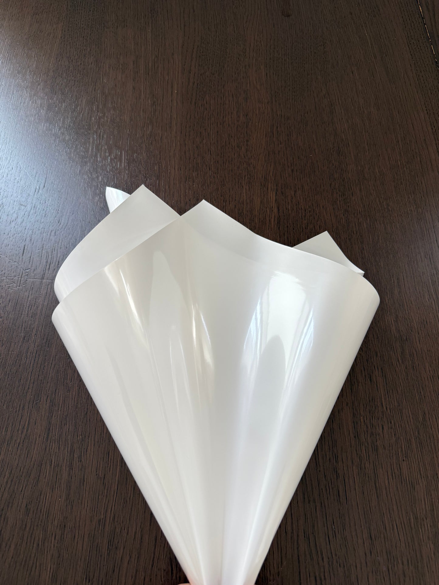 Solid Glossy White Wrapping paper