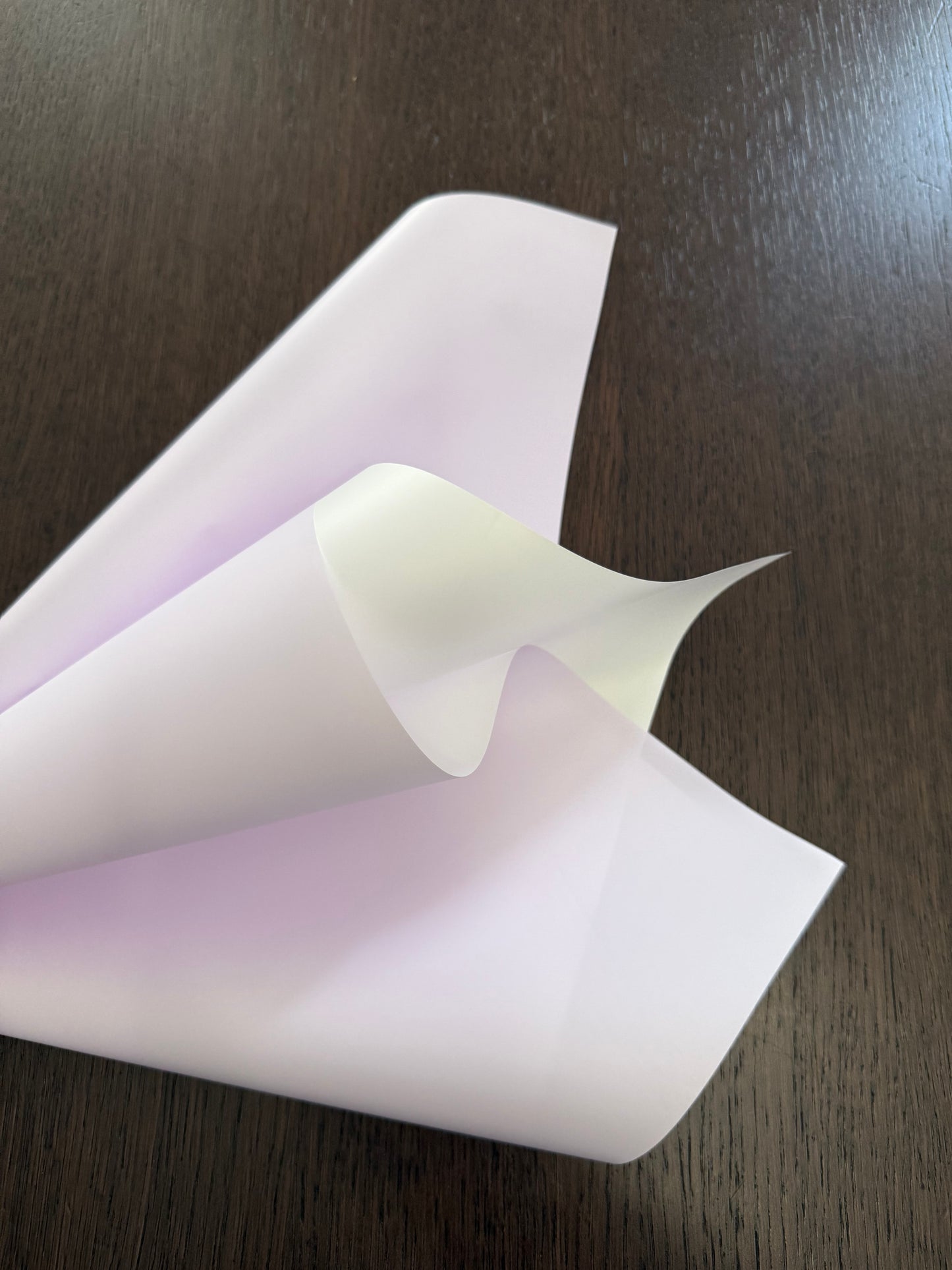 Lilac Mist /White Double Sided Wrapping Paper