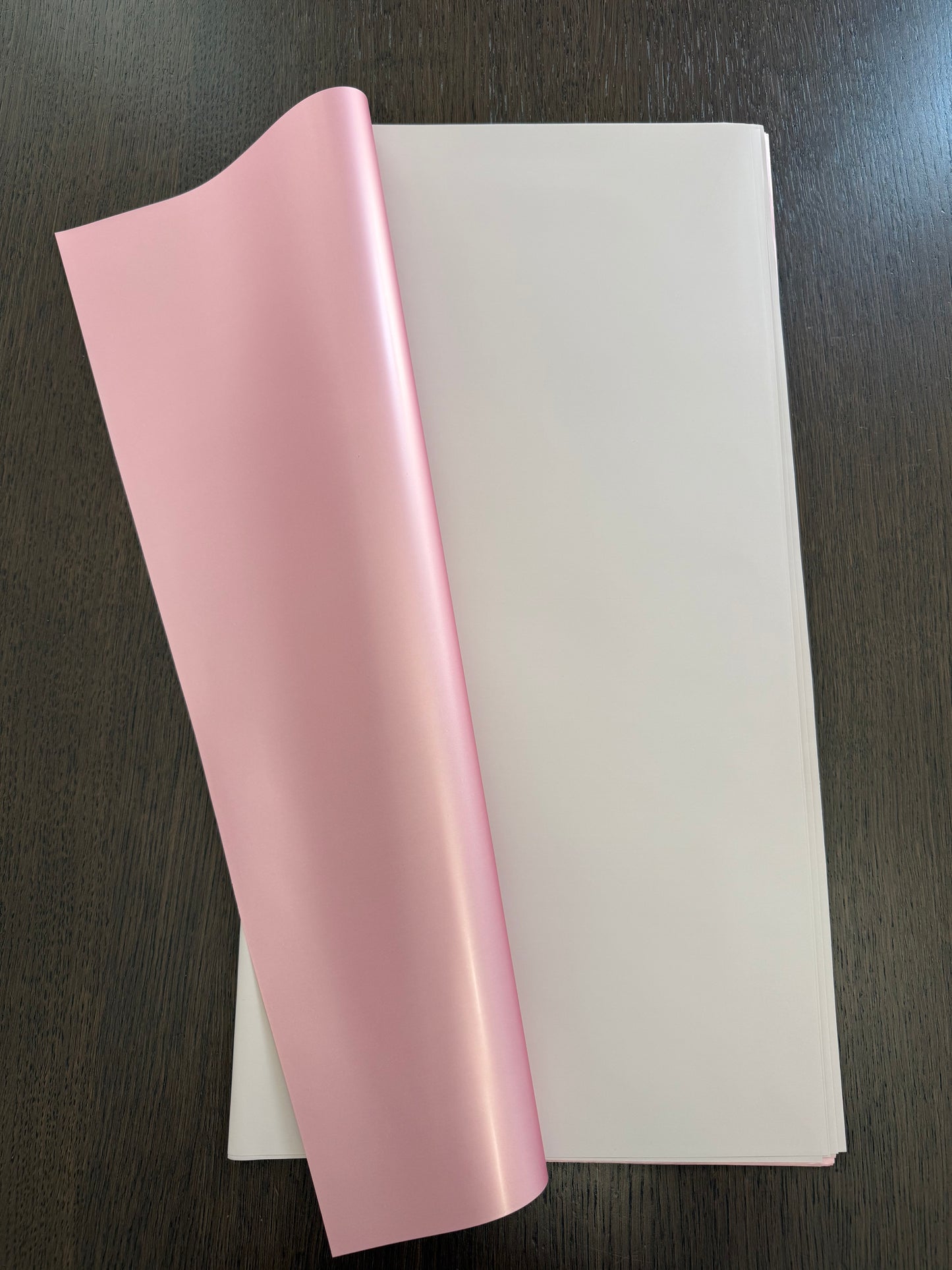Node Pink/ Pink Double Sided Wrapping Paper