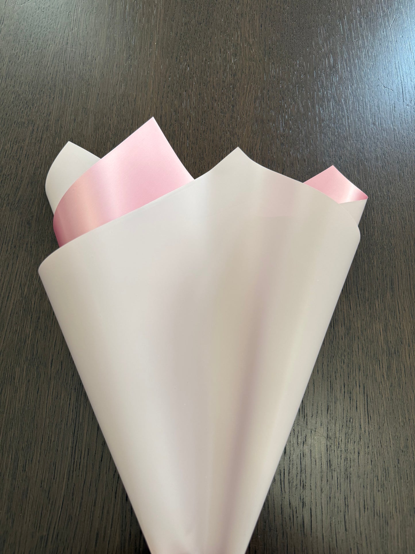Node Pink/ Pink Double Sided Wrapping Paper