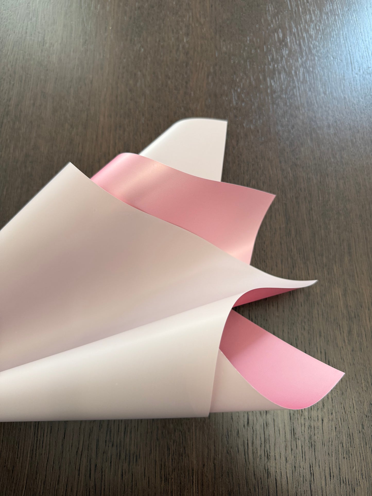 Node Pink/ Pink Double Sided Wrapping Paper