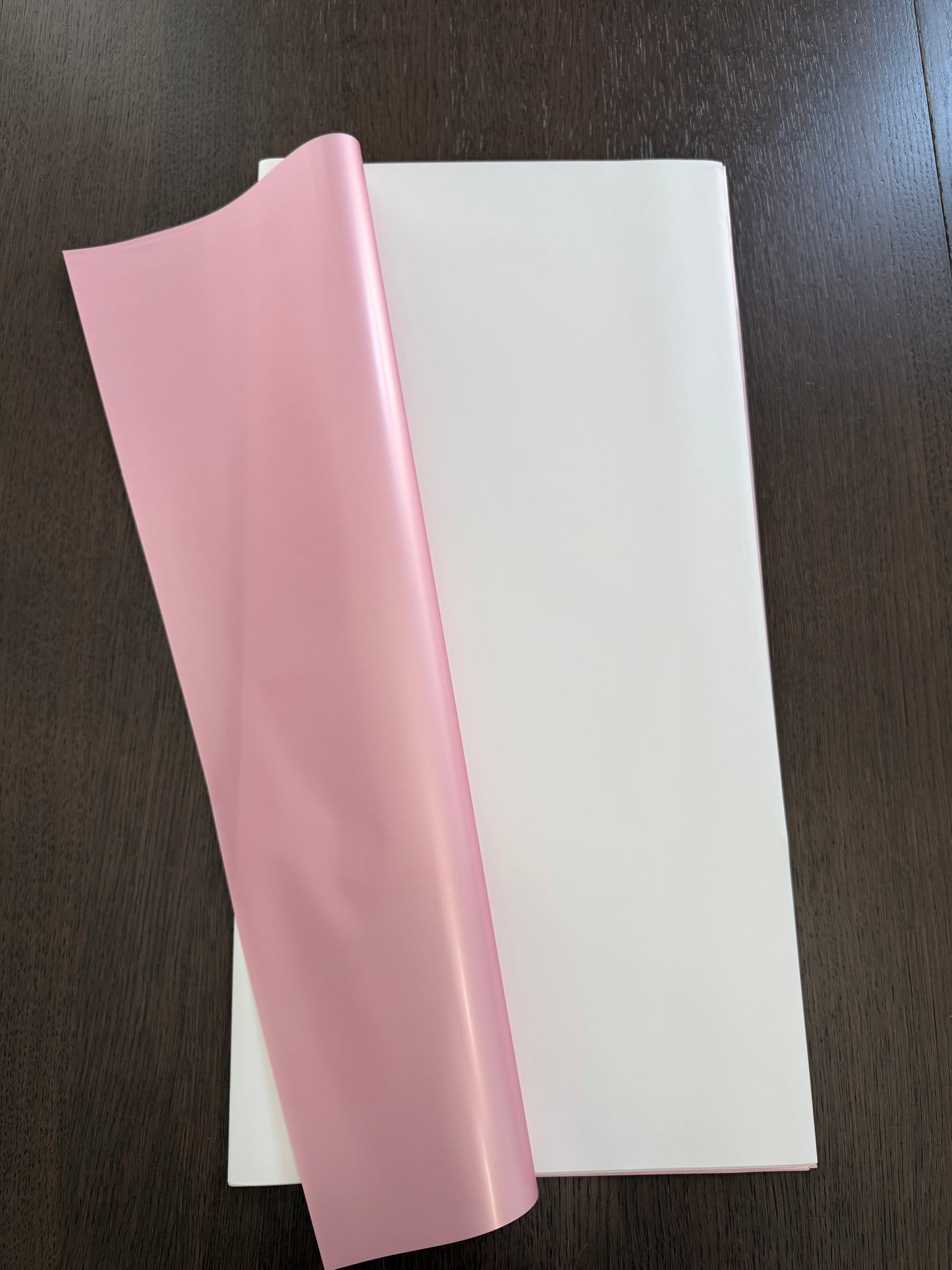 White/Pink Double Sided Wrapping Paper