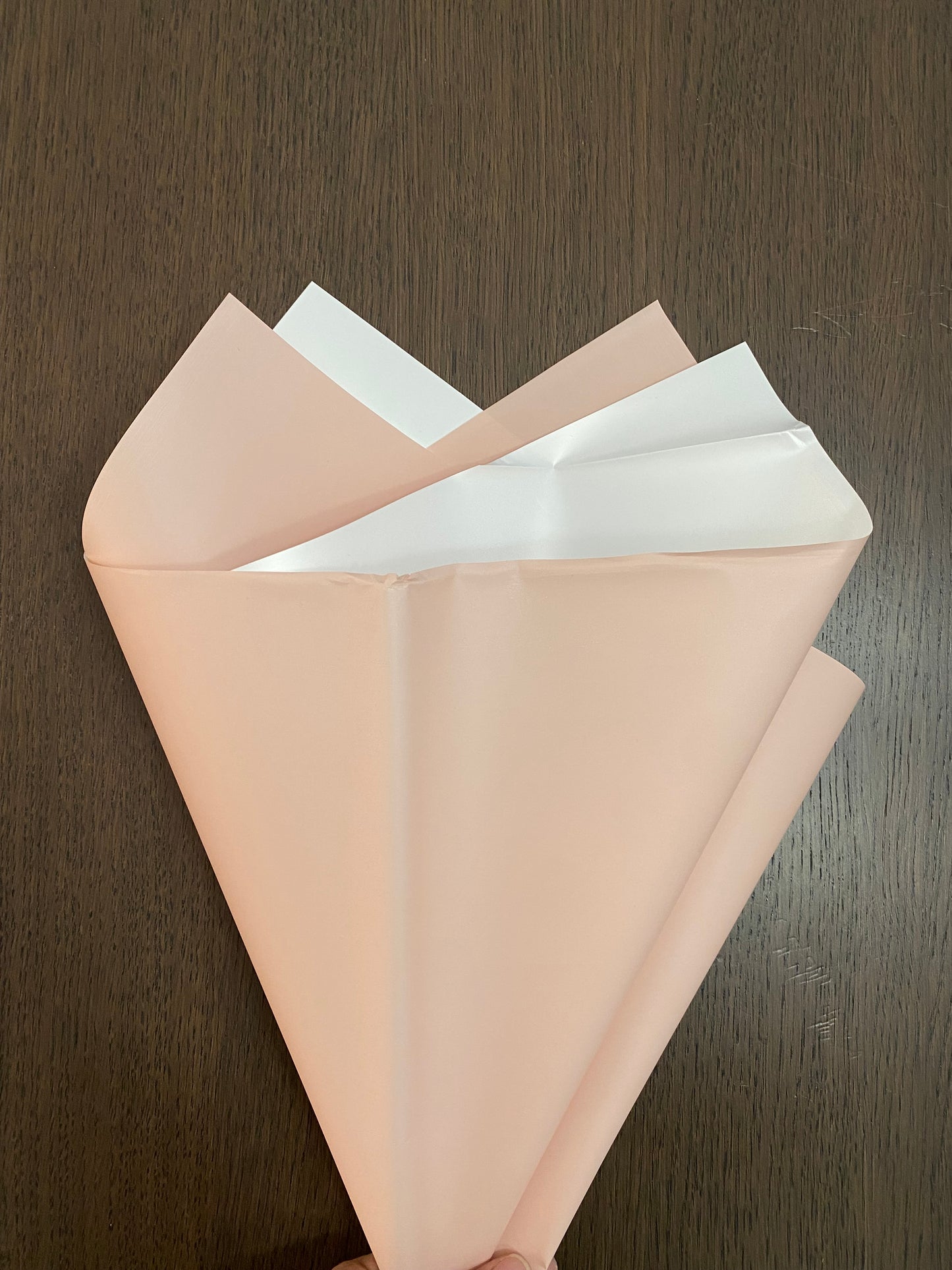 Pink/White Double Sided Wrapping Paper