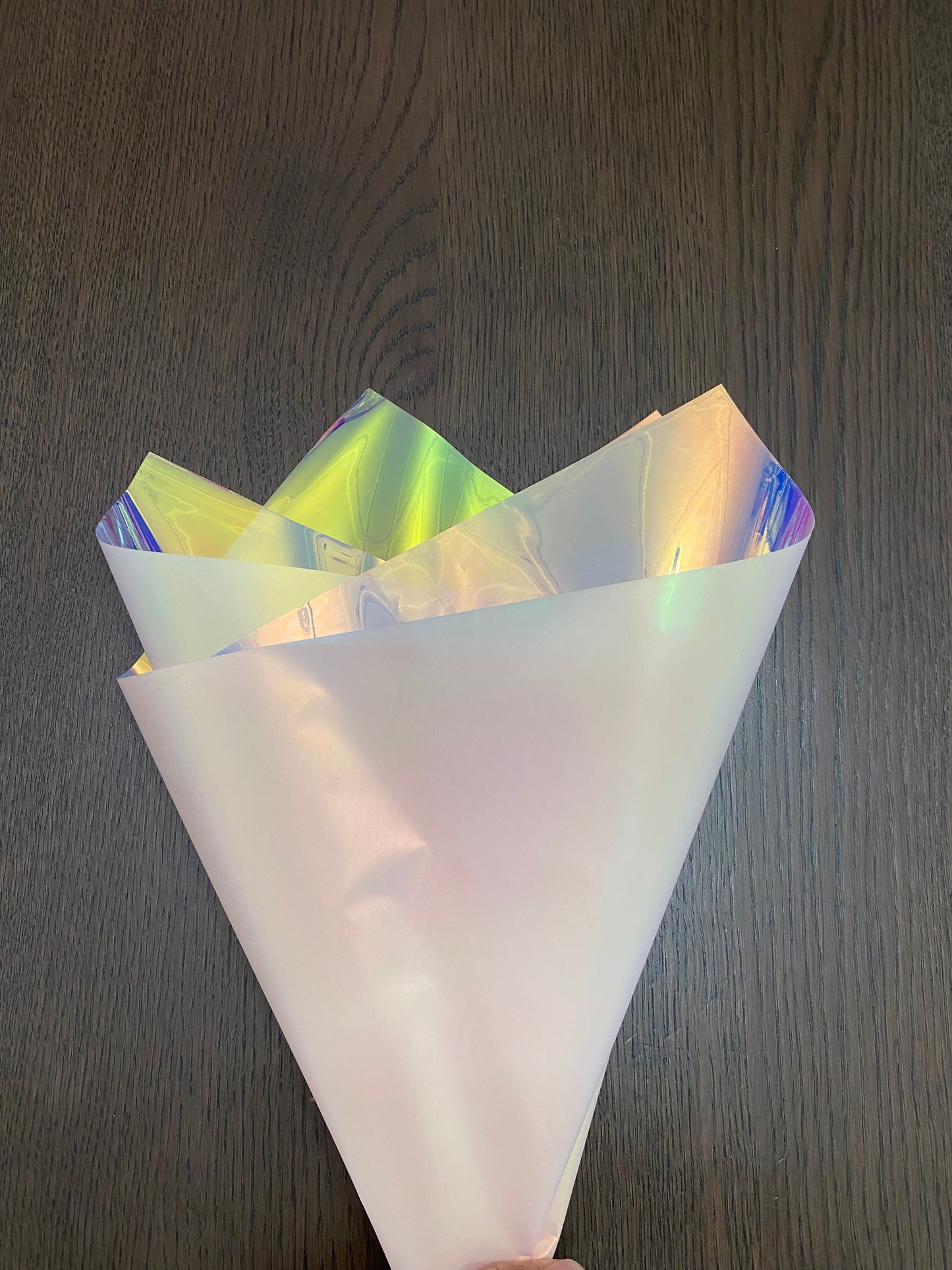 Double Sided Iridescent /Pink Wrapping Paper