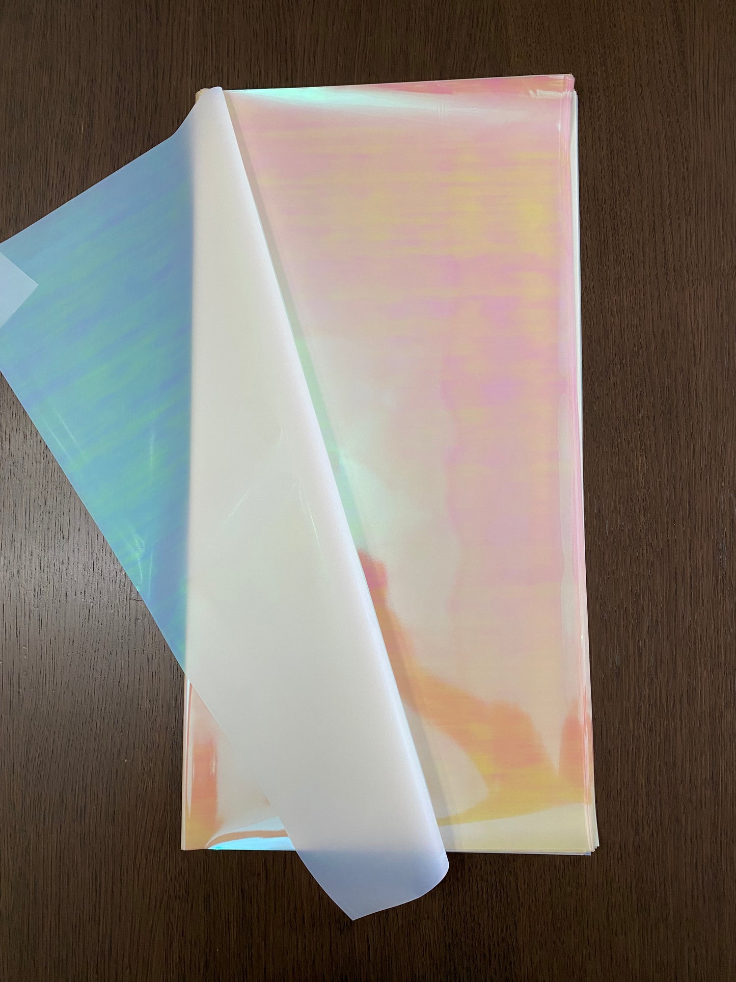 White Iridescent Wrapping Paper