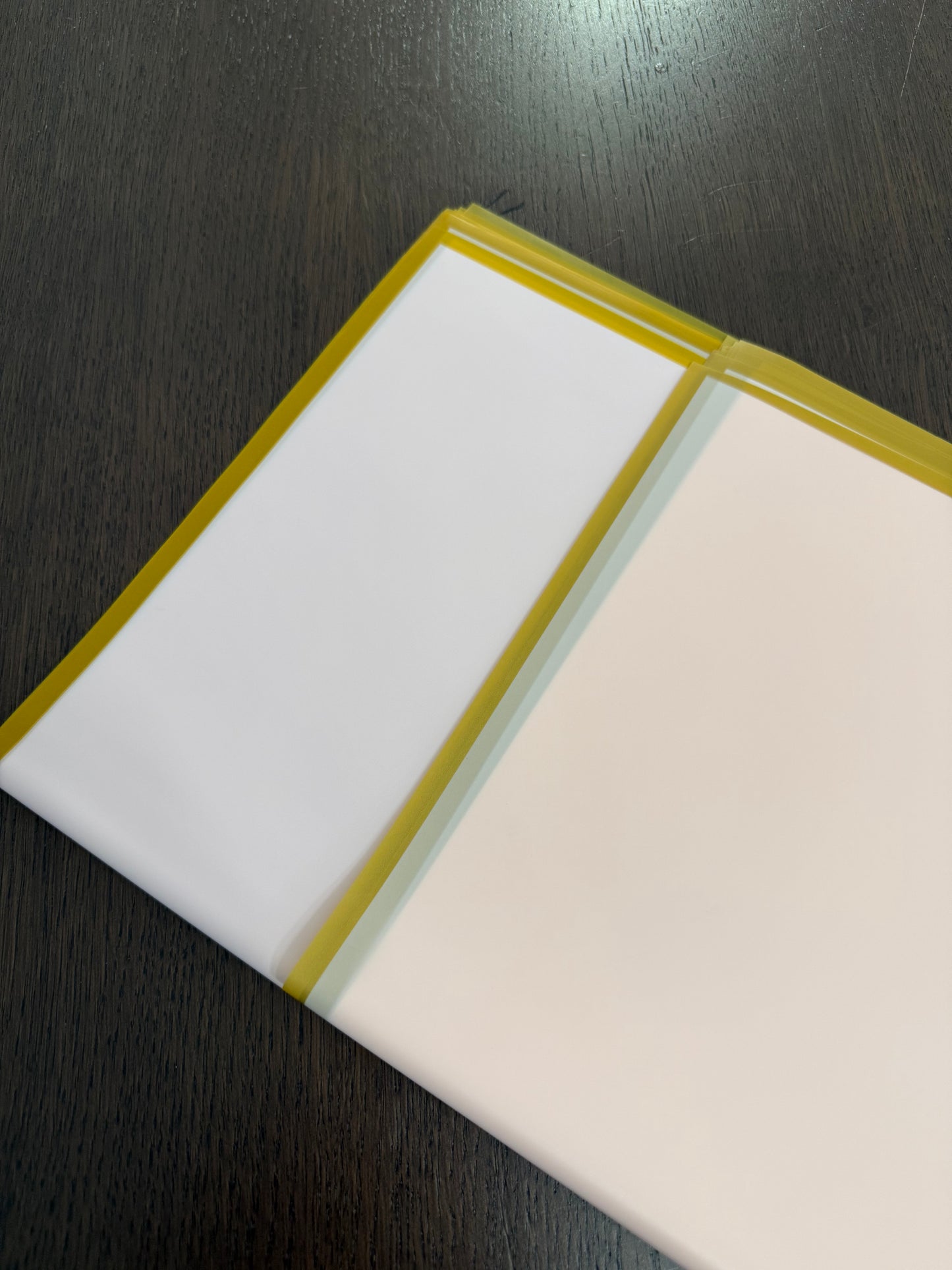 P.GDM-B Frosted Light Pink Gold Border Wrapping Paper