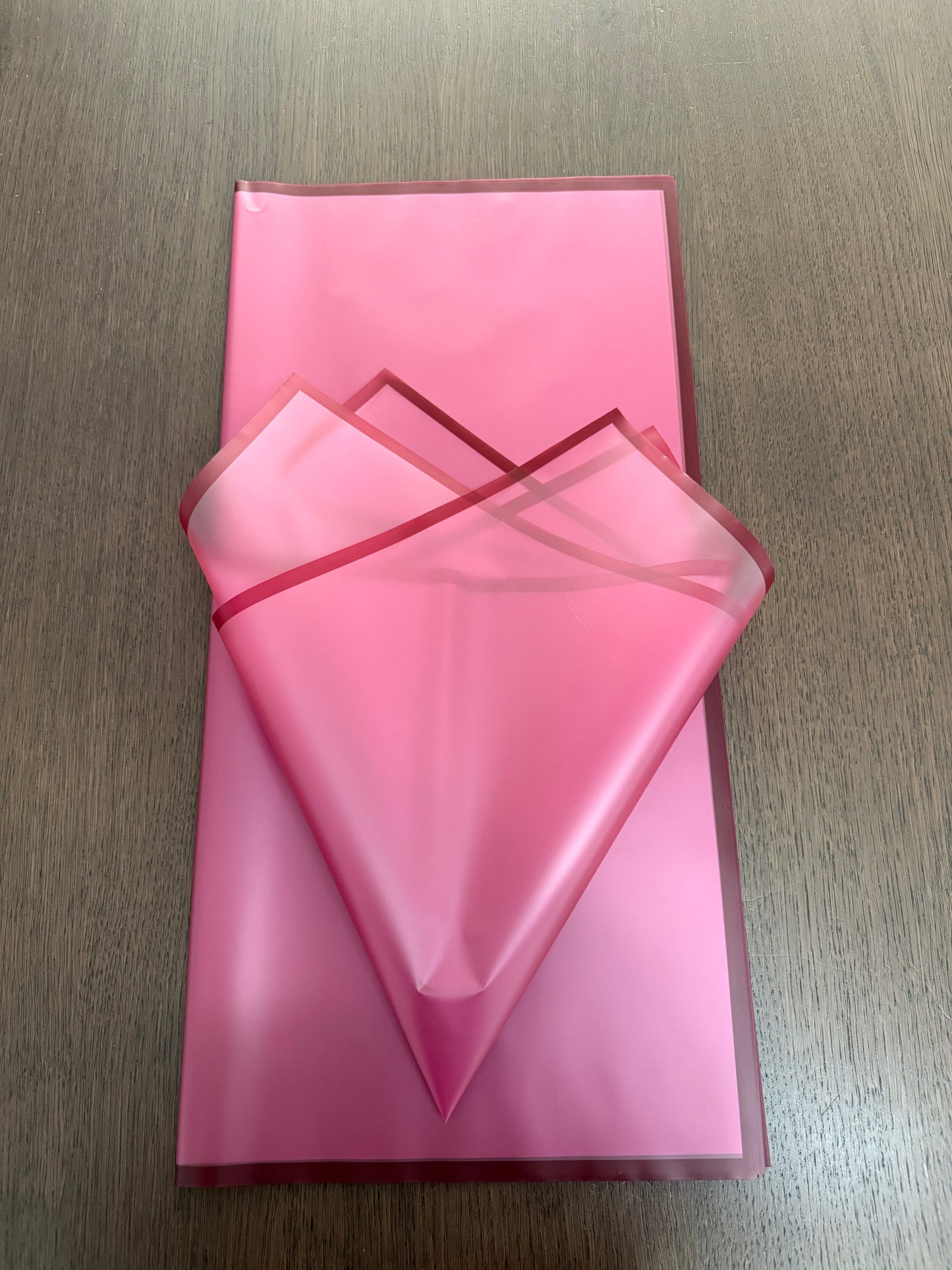 Sheer Burgundy/Burgundy Border Wrapping Paper