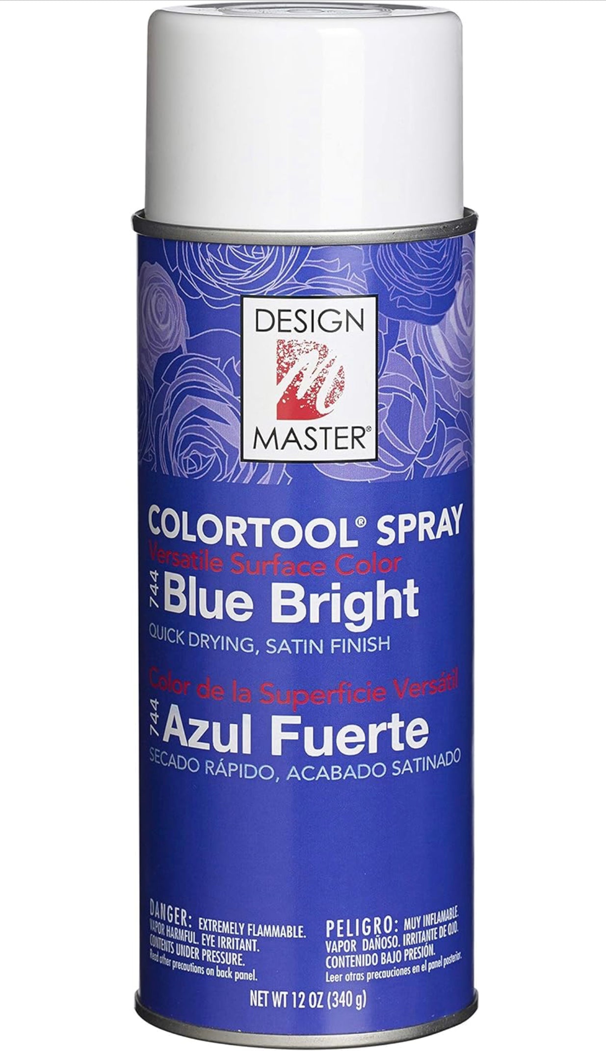 Spray Paint Design Master Spray Paint, 12 Ounce (Pack of 1), Blue Bright