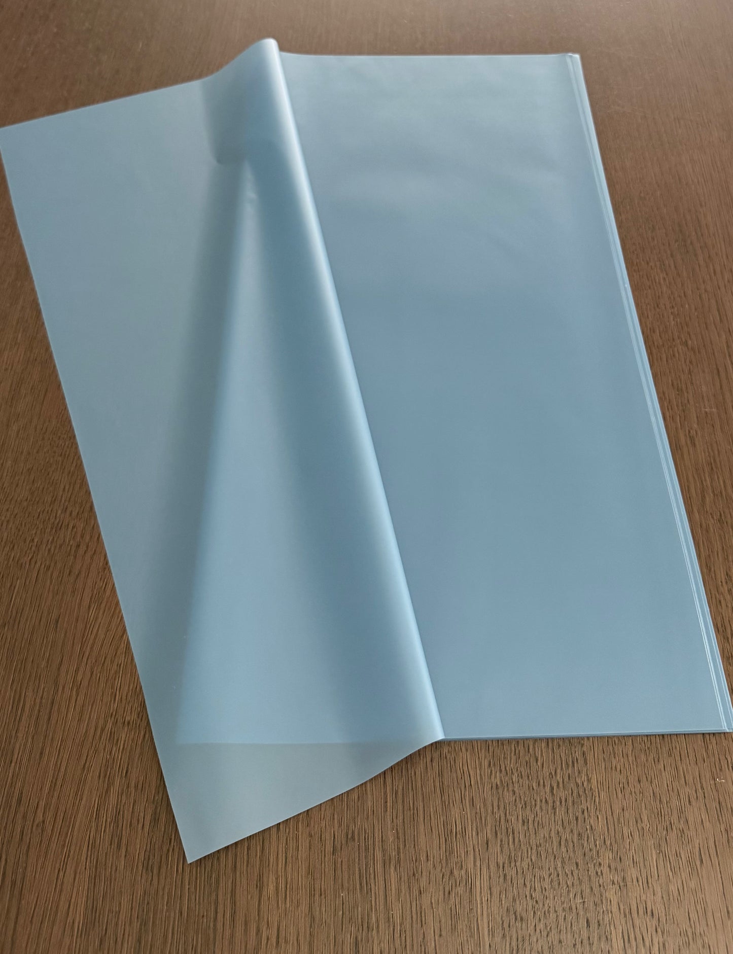 P.HXS Carolina Blue Semitransparent Wrapping Paper