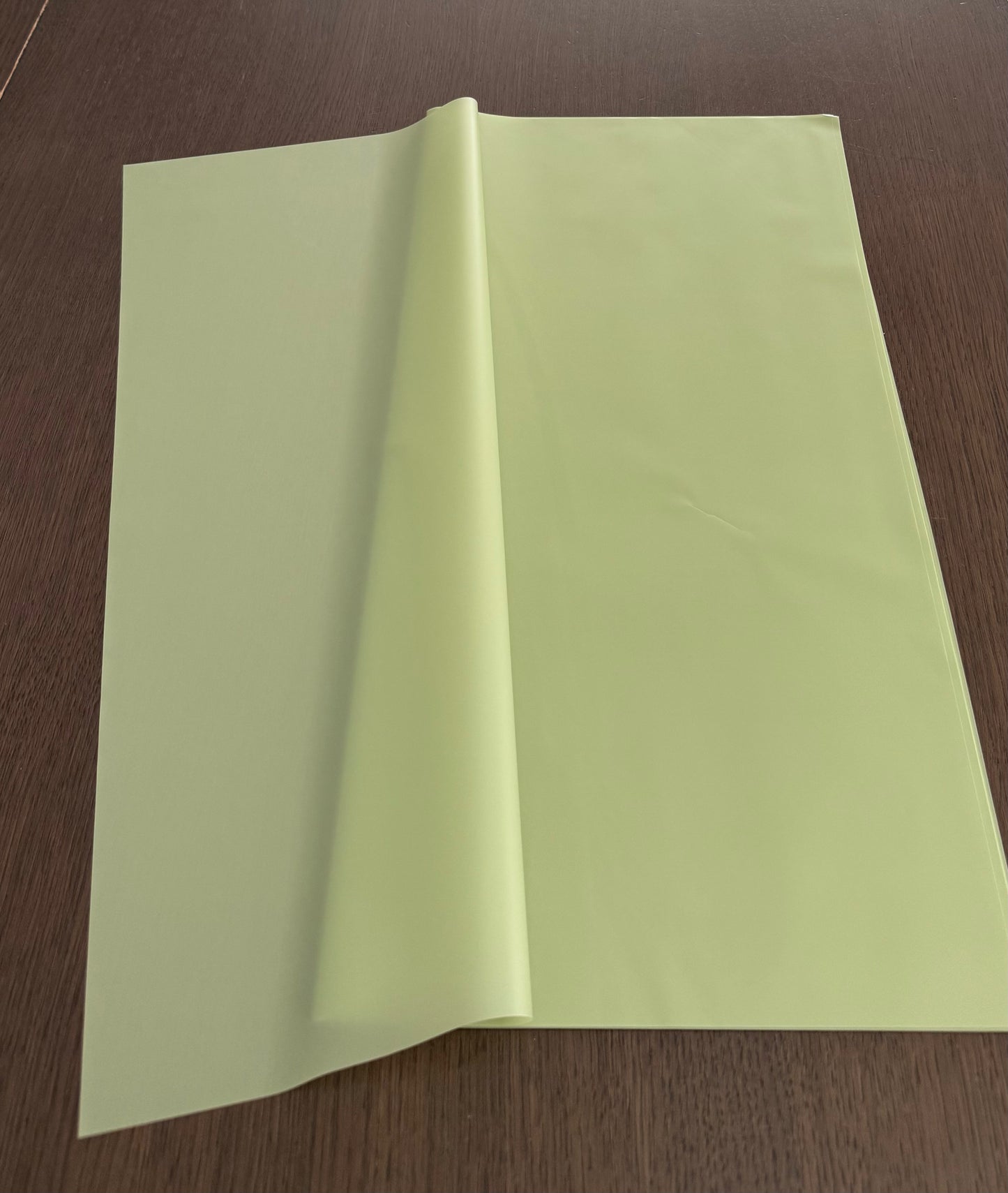 P.HXS Sage Green Semitransparent Wrapping Paper