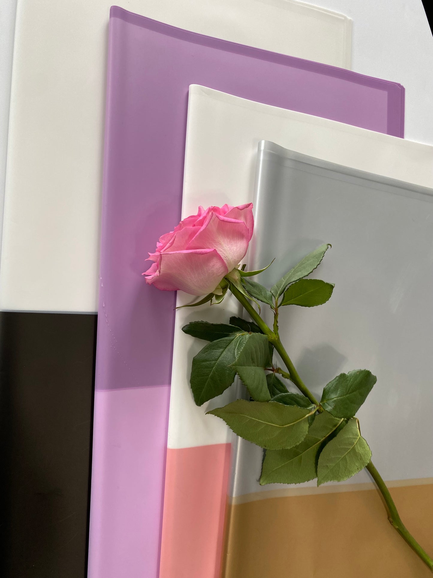 Bicolor Korean Wrapping Paper -Gold/Silver-