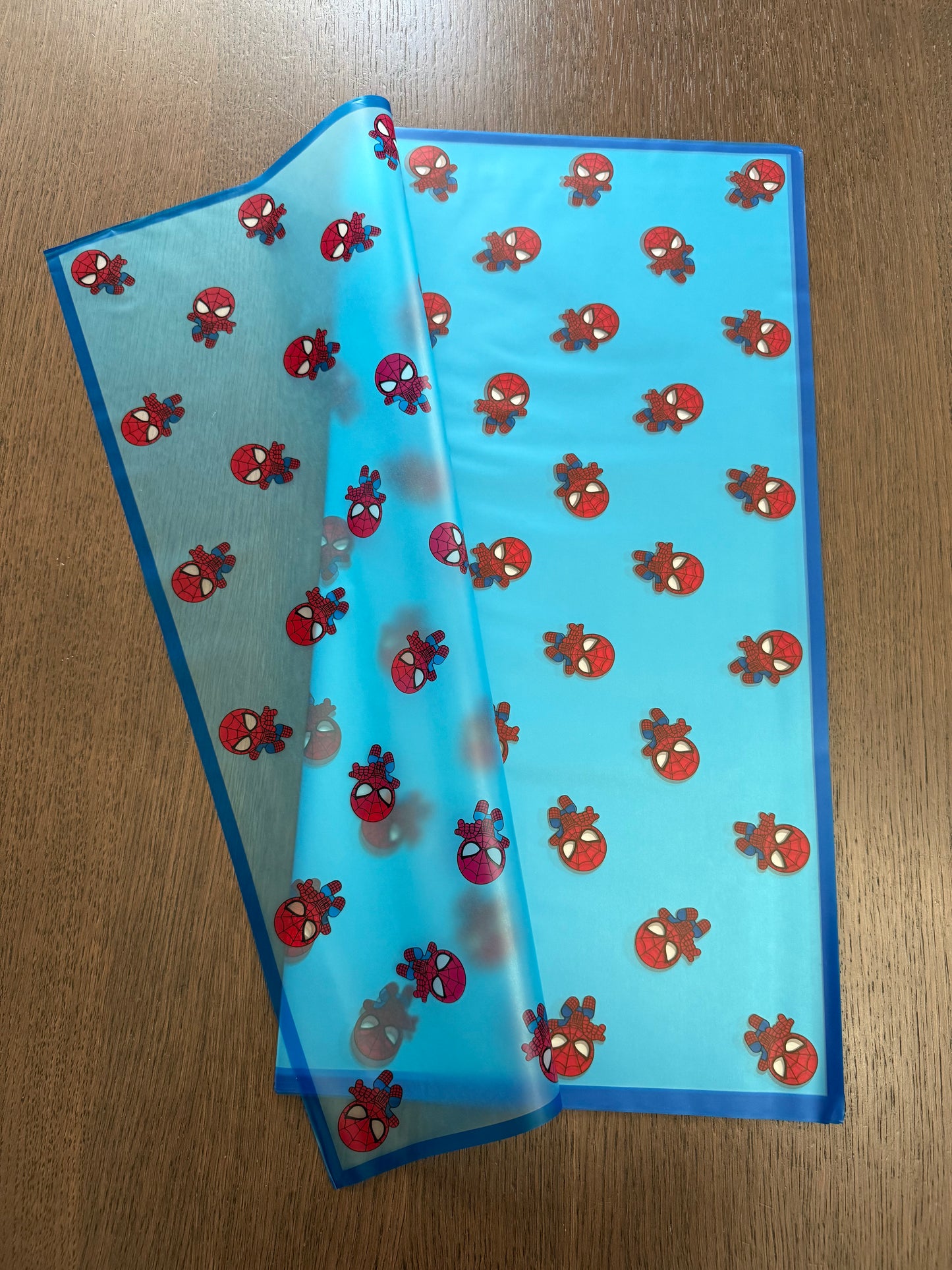 Blue Spider Wrapping Paper