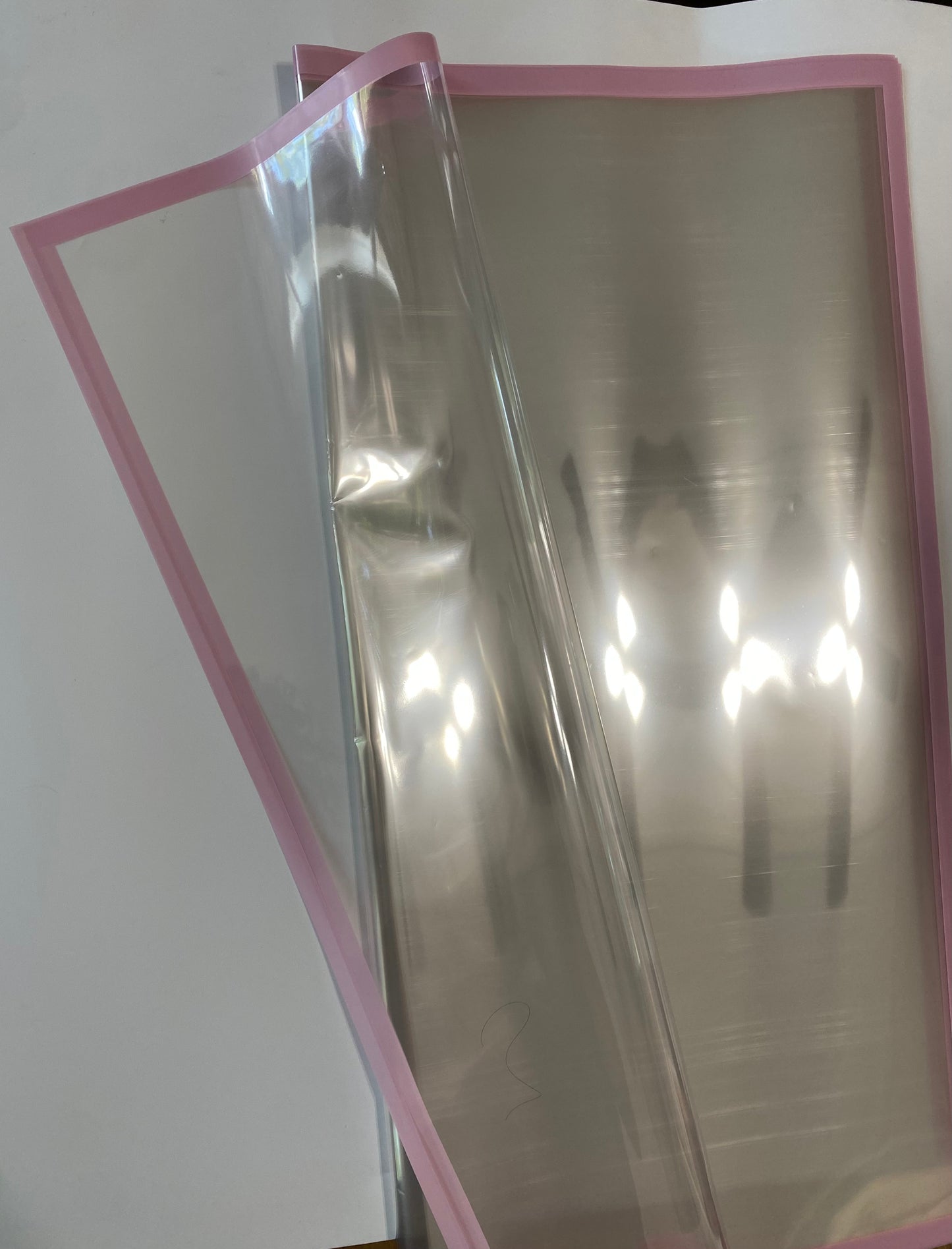 Clear Wrapping with Colored Edge