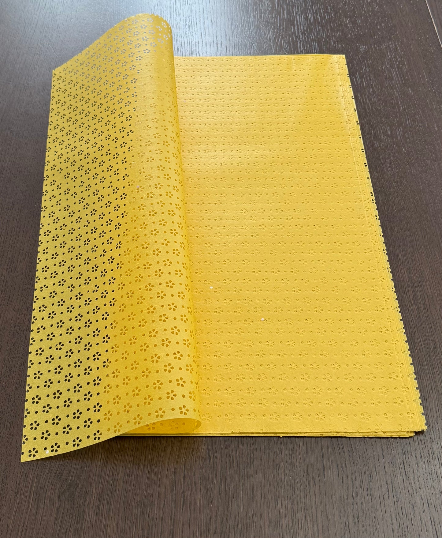 P.YSXL Yellow Picado Wrapping Paper
