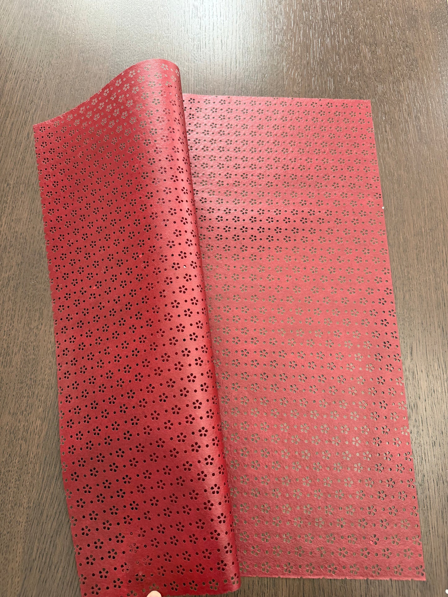 P.YSXL Wine Red Picado Wrapping Paper