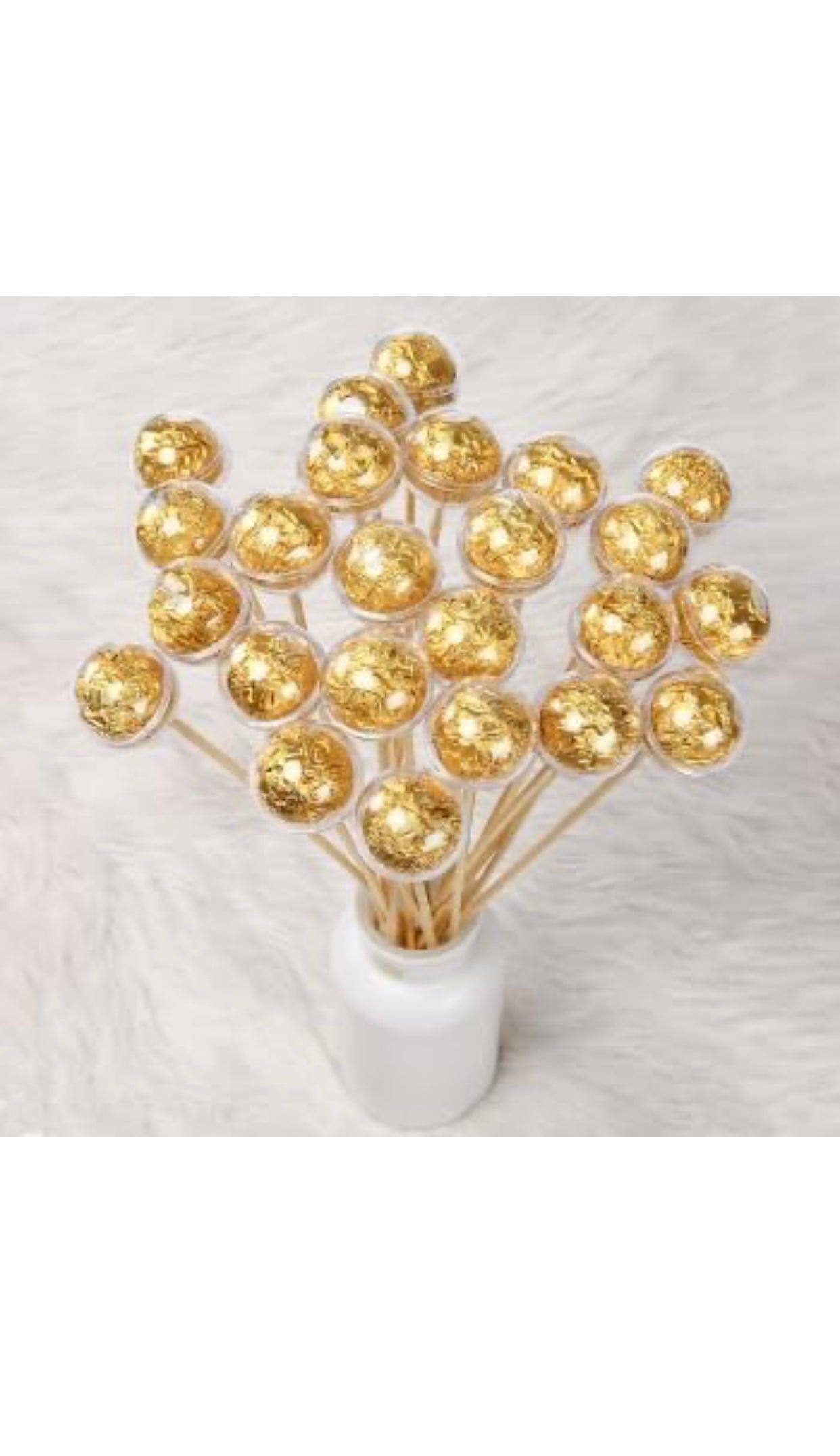 100Pcs Acrylic Chocolate Holder DIY Bouquet Accessories