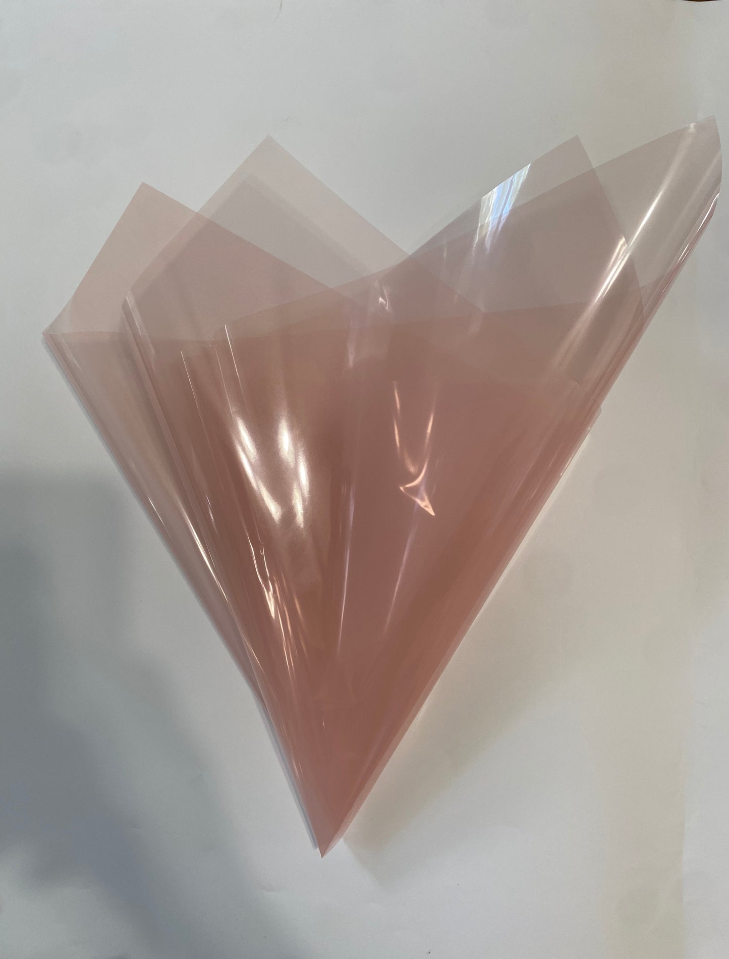 D PinkCellophane Wrapping Paper #161
