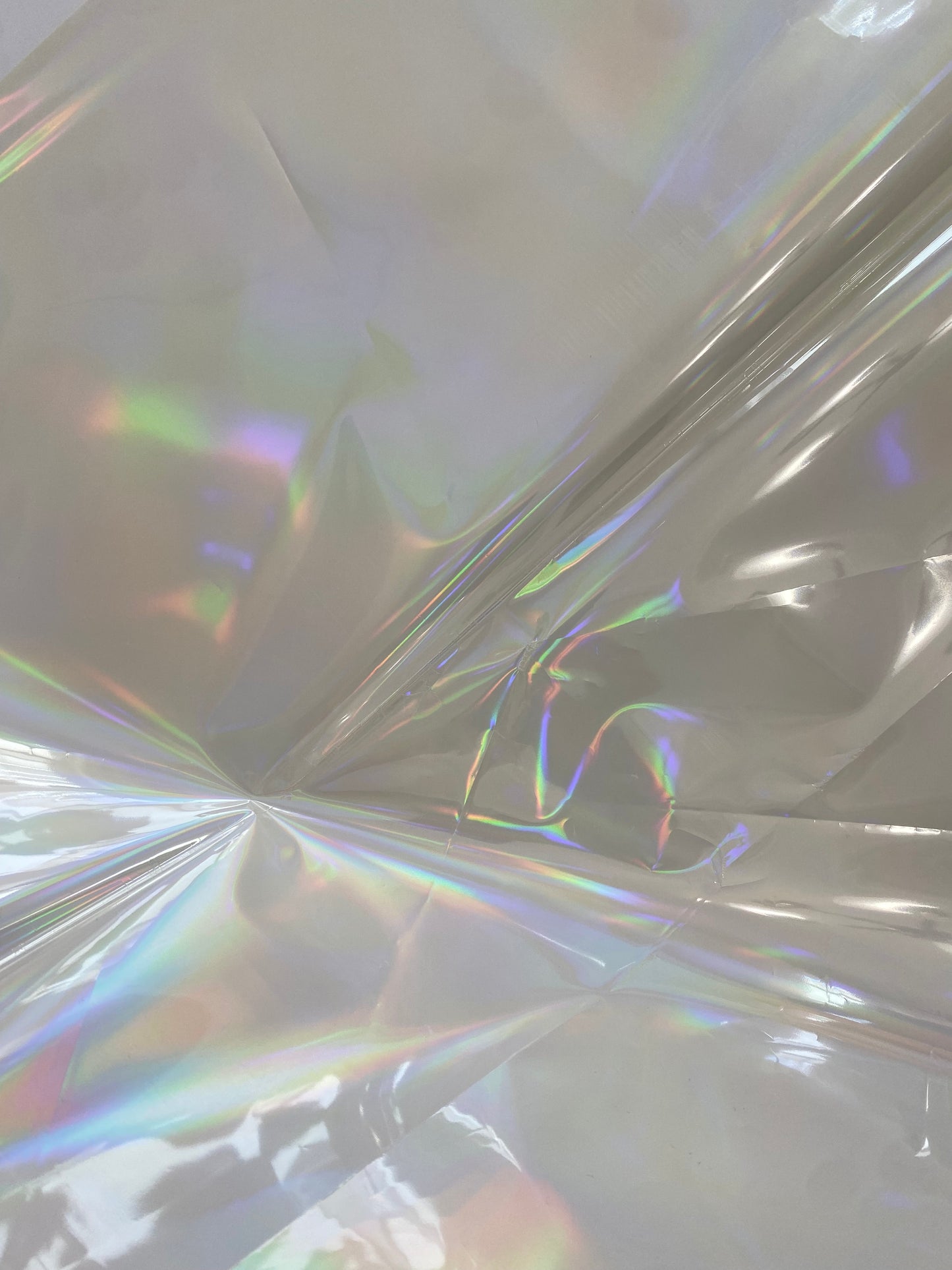 L Pink Holographic Wrapping Paper