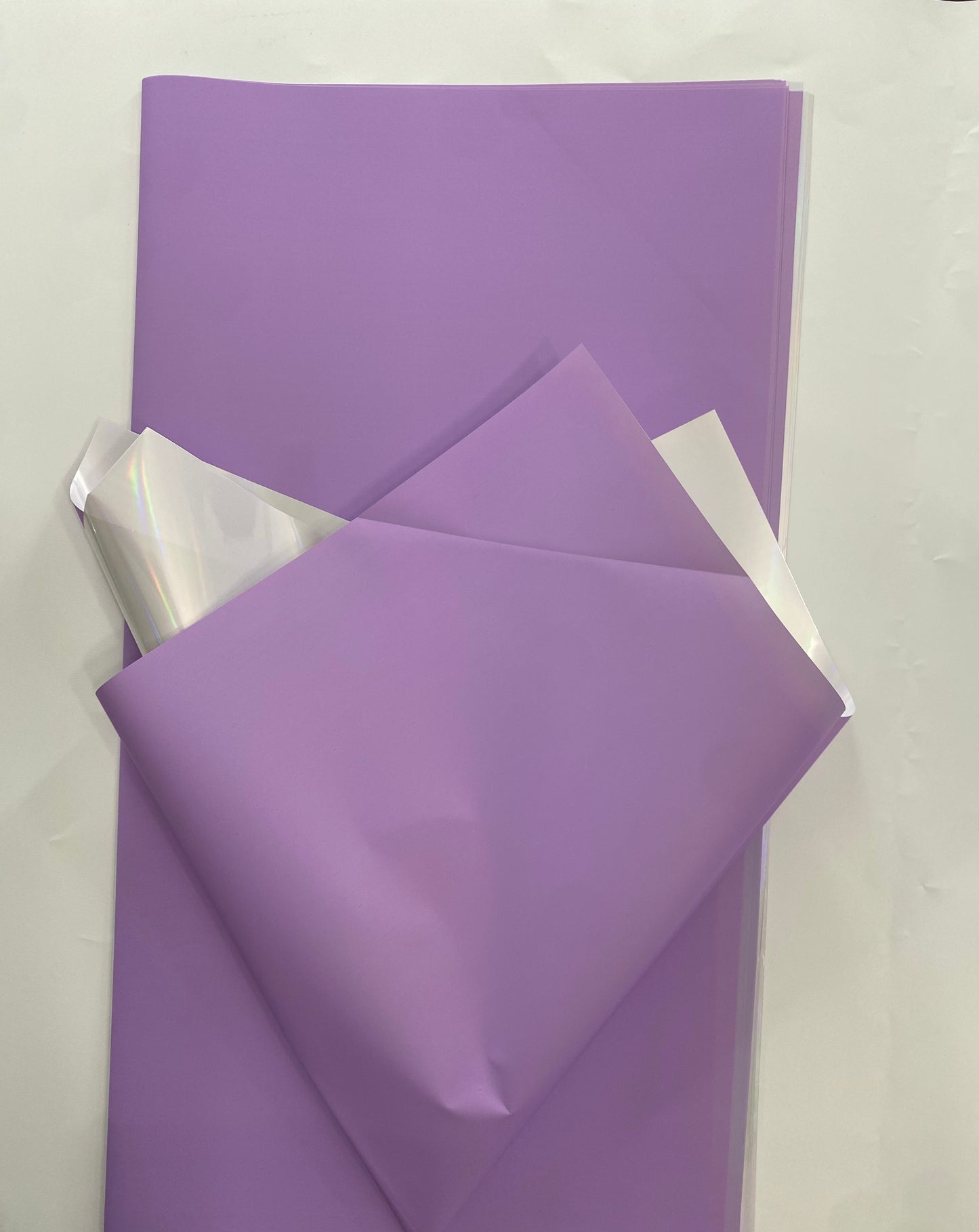 Purple Holographic Wrapping Paper