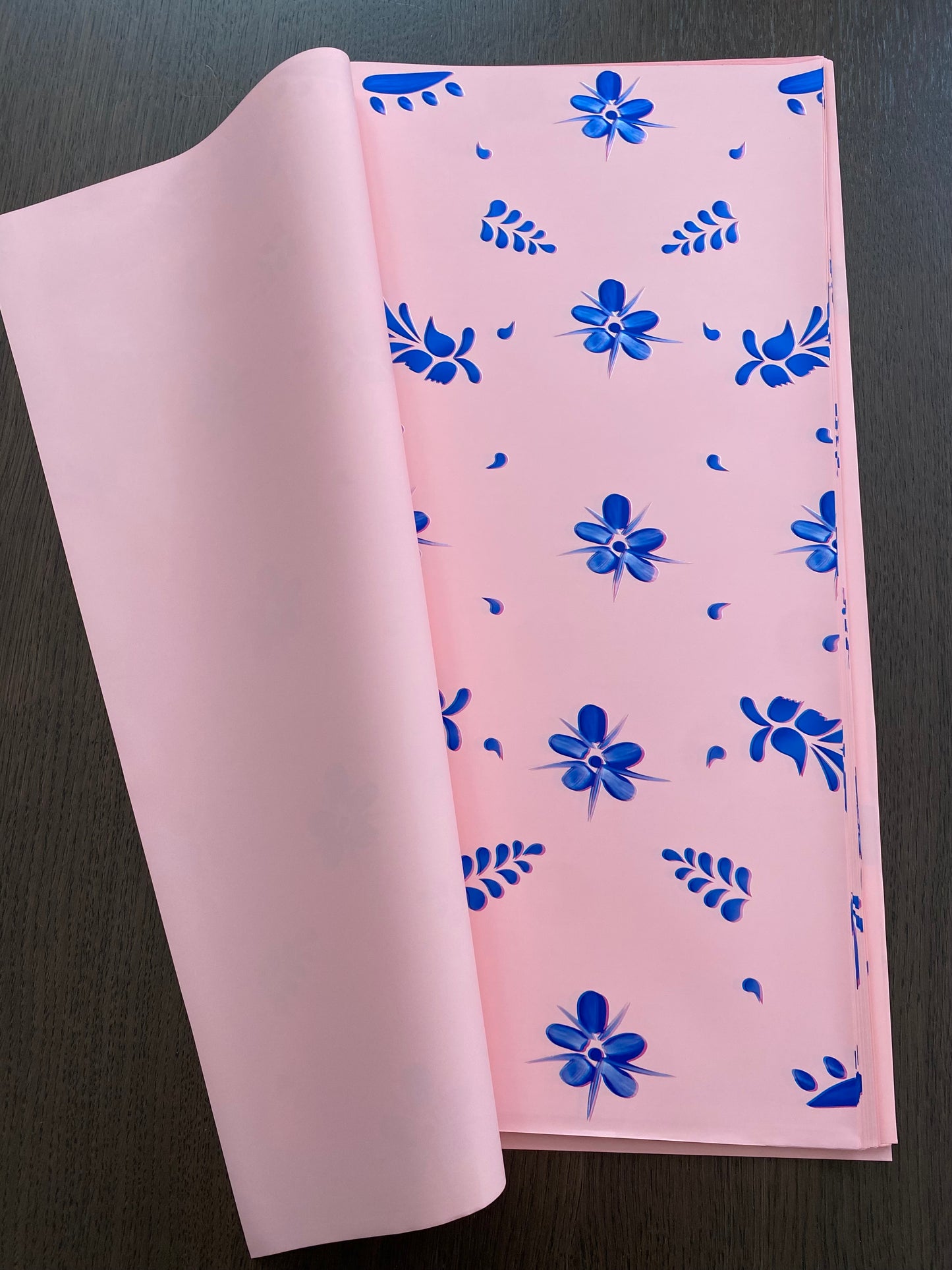 Salmon Pink Talavera Wrapping Paper