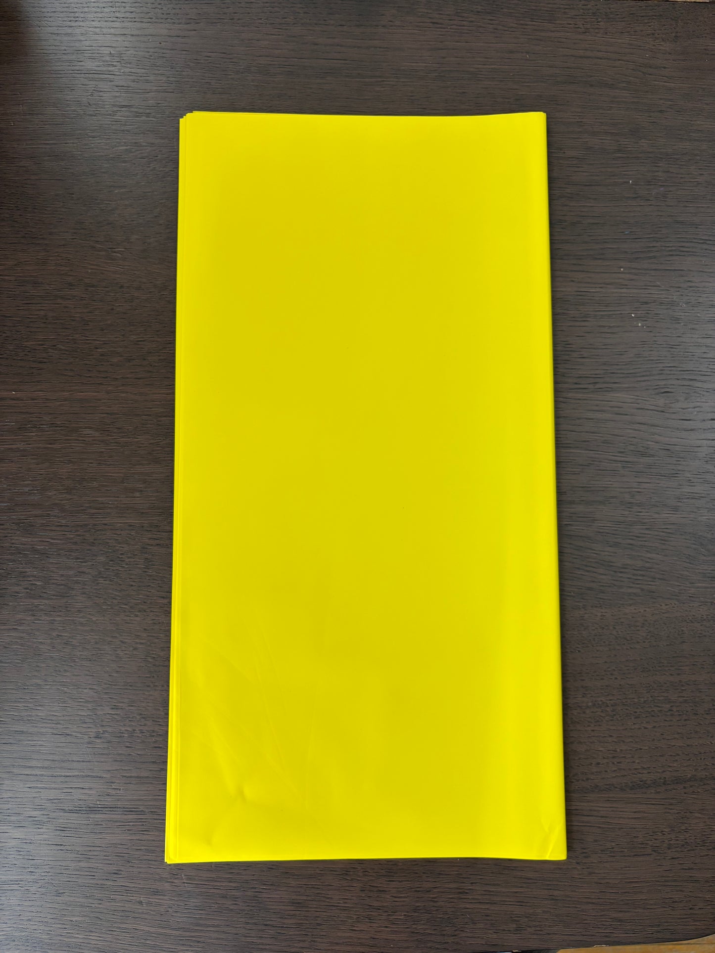 Solid Matte Yellow Wrapping Paper