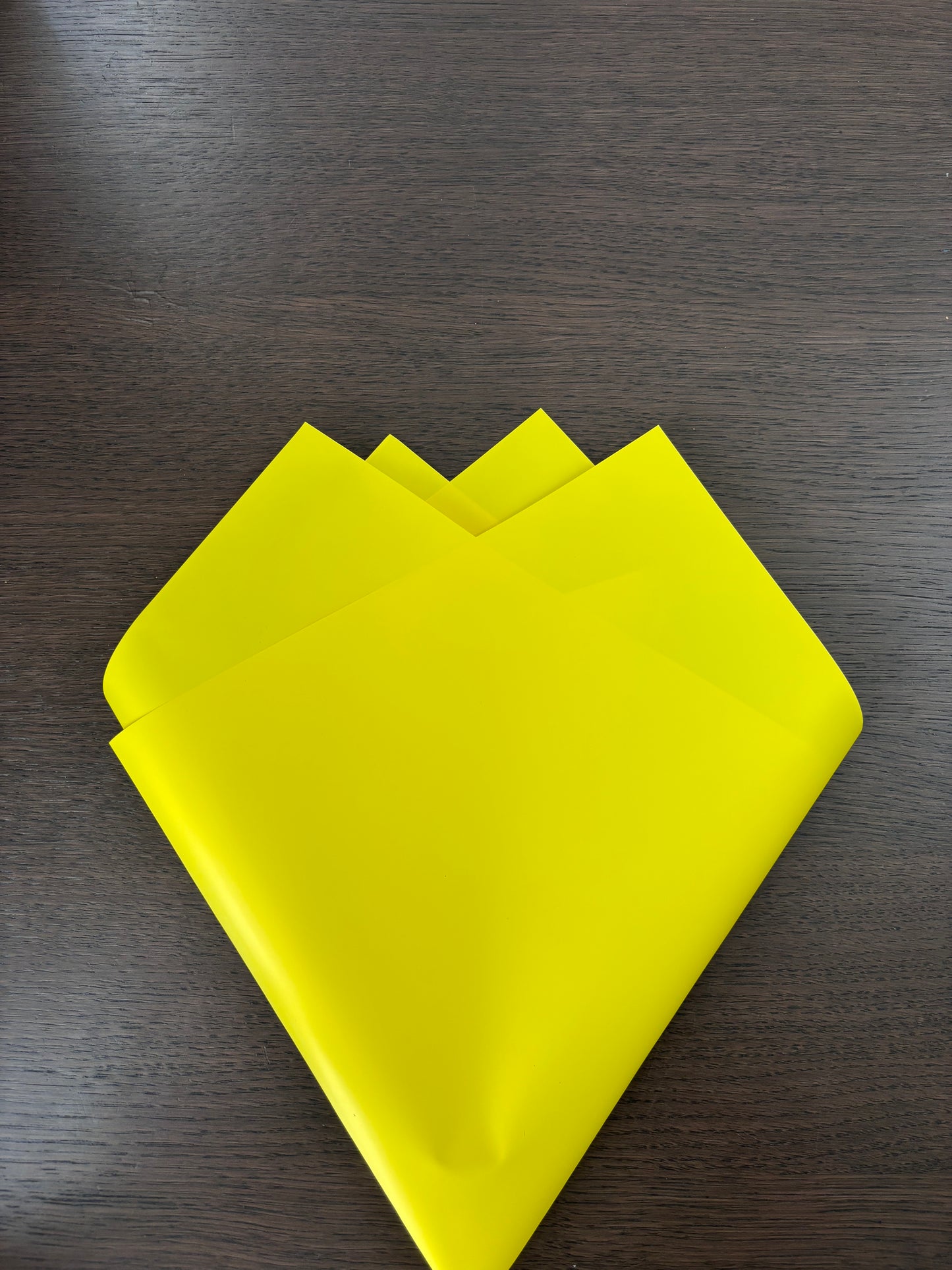 Solid Matte Yellow Wrapping Paper
