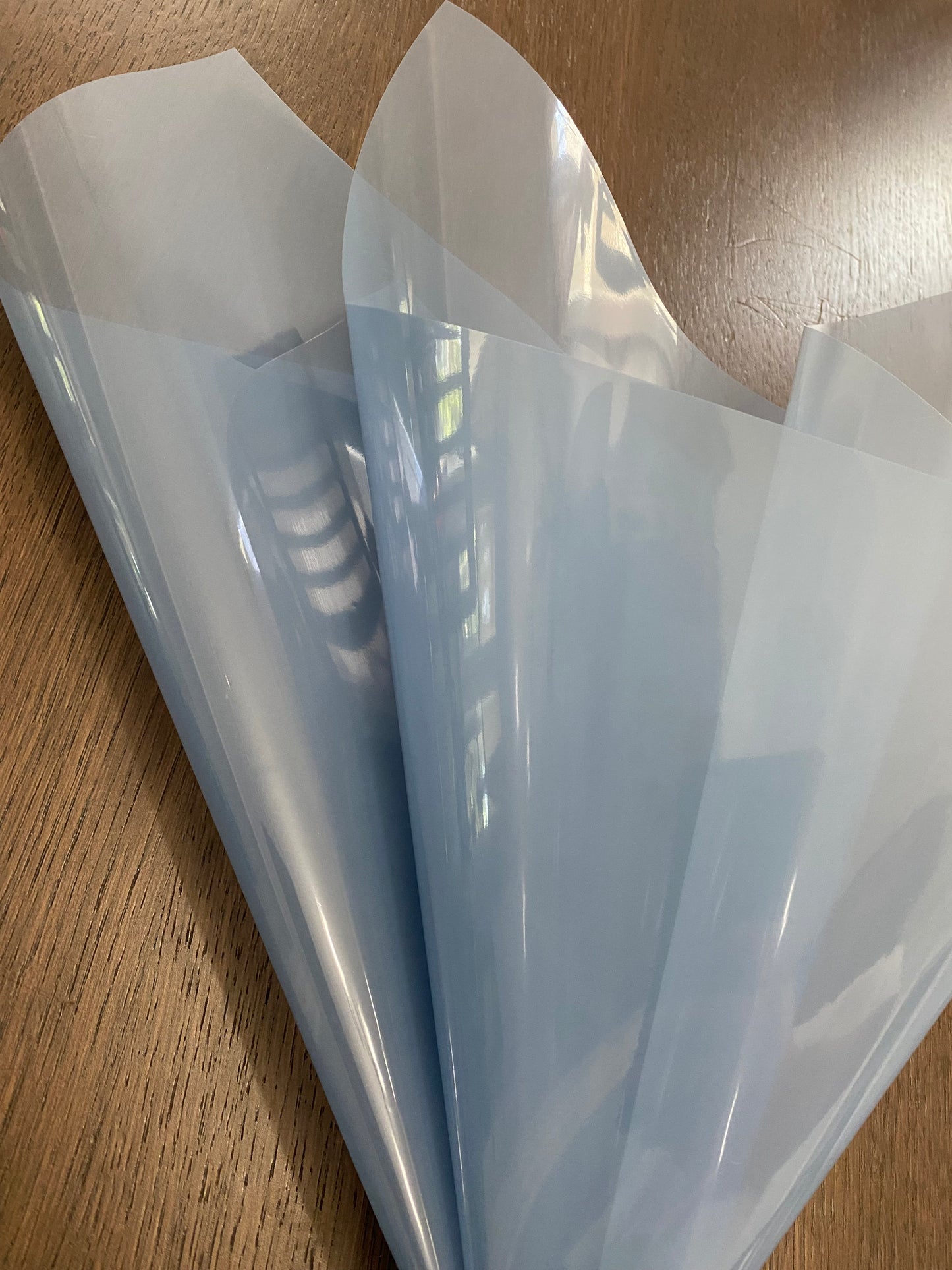 Carolina blue Cellophane Wrapping