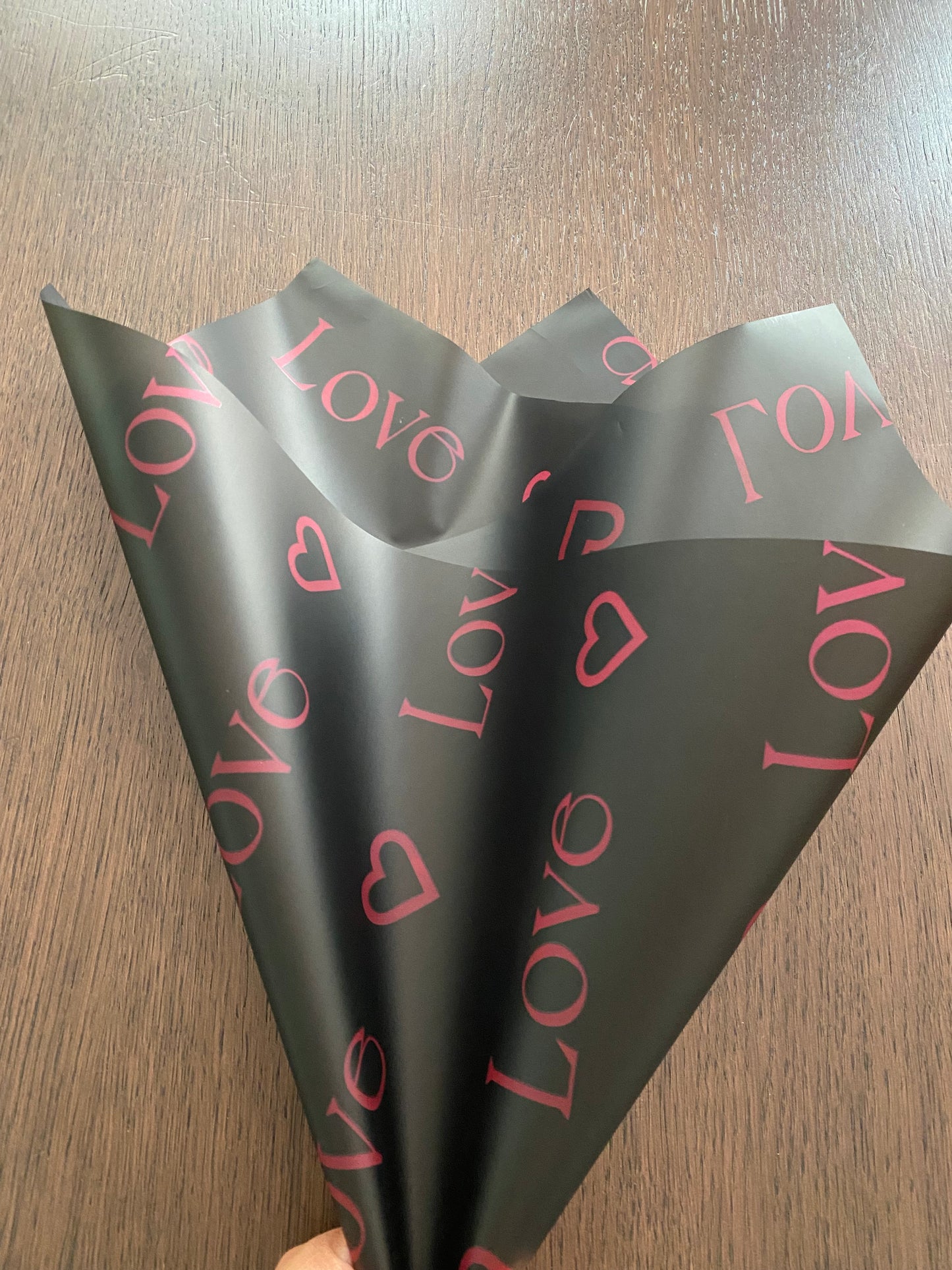 Black/Pink LOVE Wrapping Paper