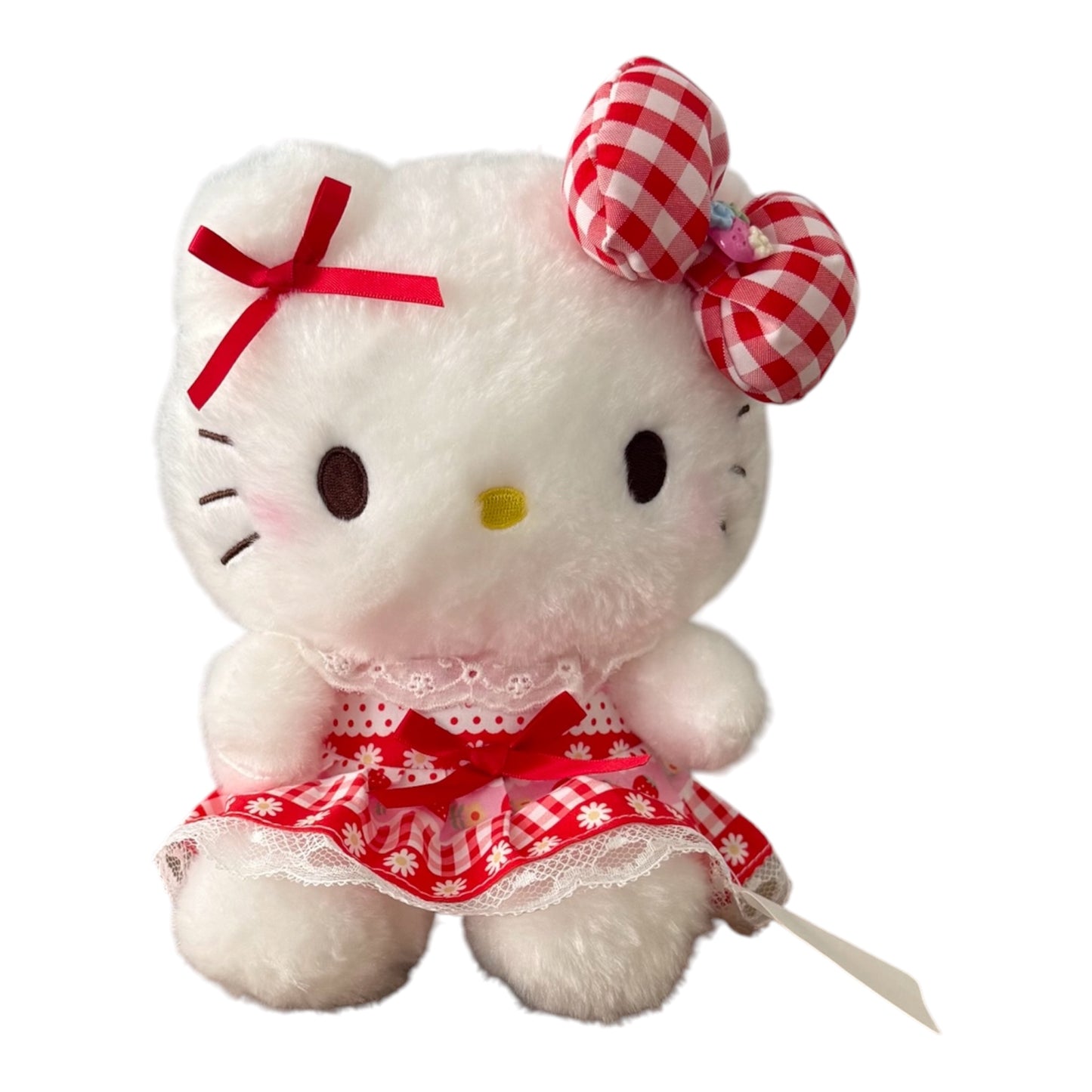 23cm Gingham red Dress Plushie