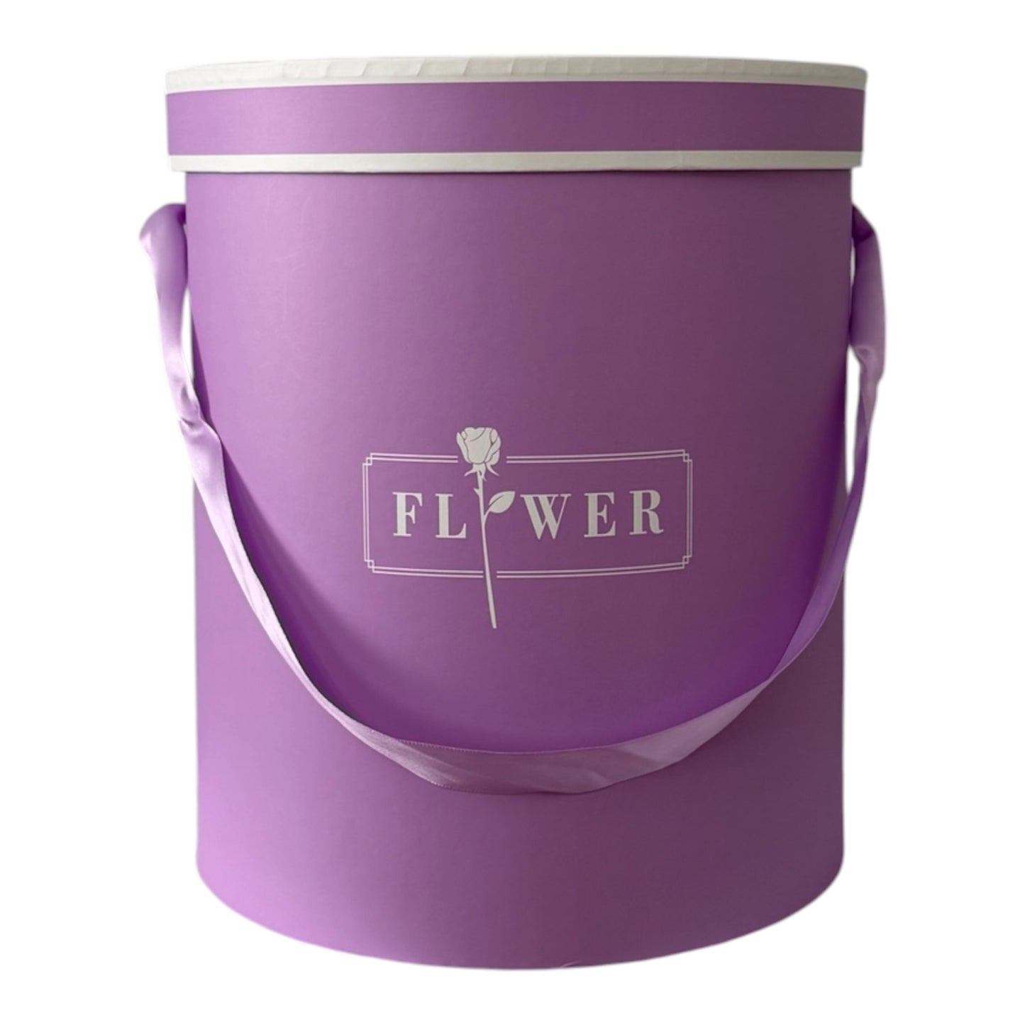 3pc Set Purple Cylinder Flower Box -FLOWER- (Big Boxes)