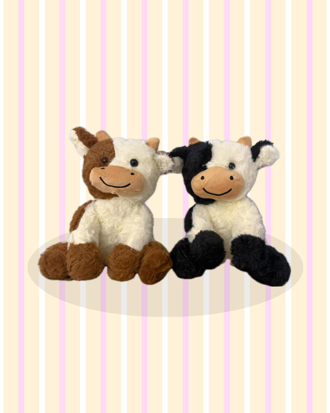 8" Cow Plushie