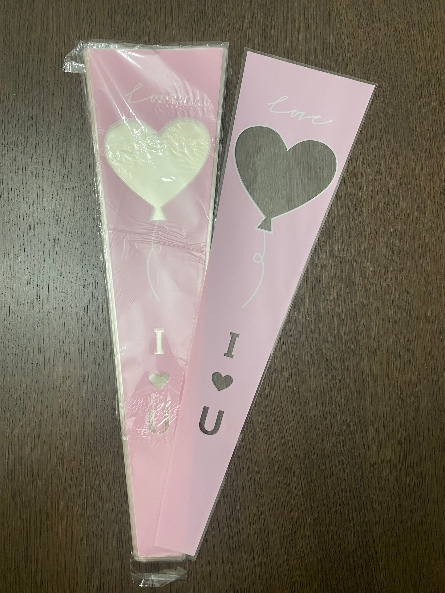 Single Rose Sleeve 50pc pack