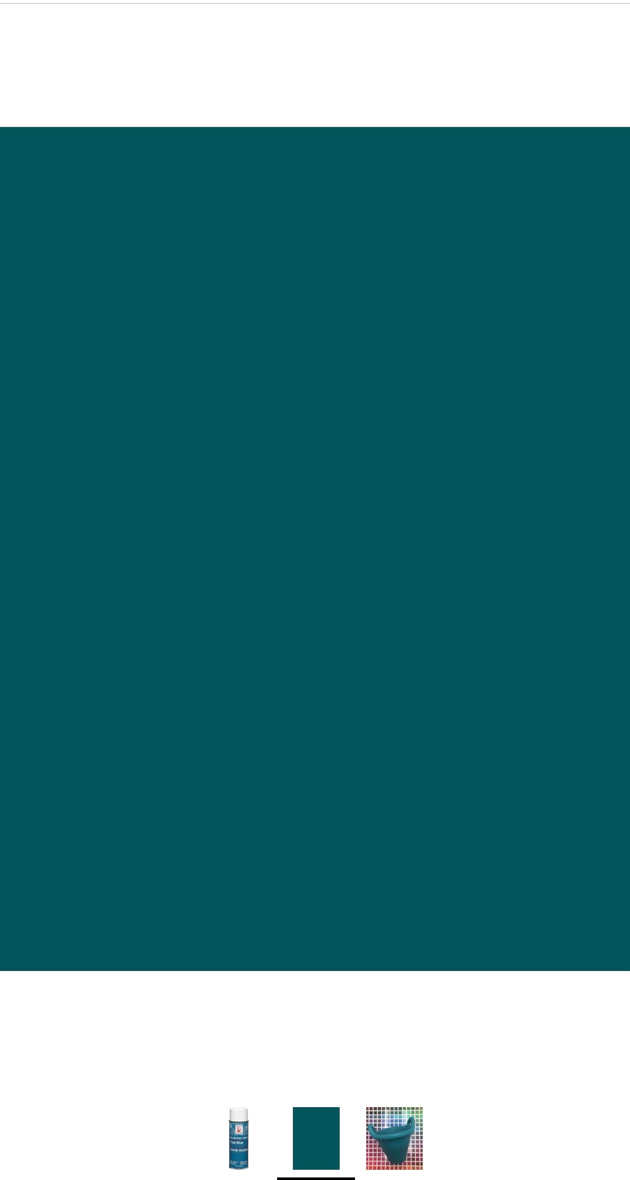 Design Master 742 Teal Blue Spray Paint