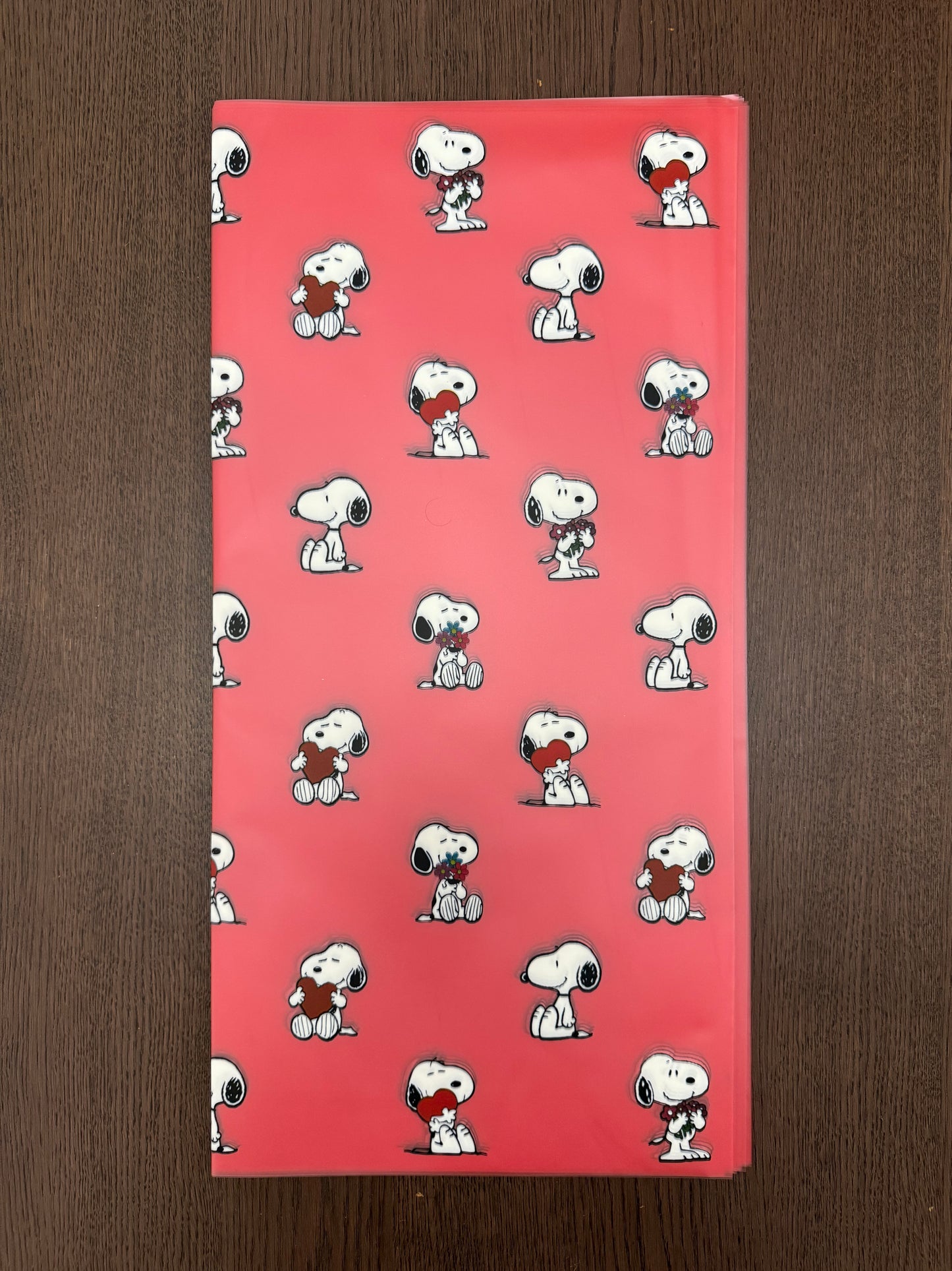 Red Sheer Cute Dog Wrapping