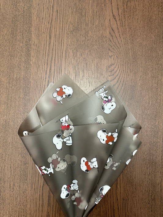 Black Sheer Cute Dog Wrapping