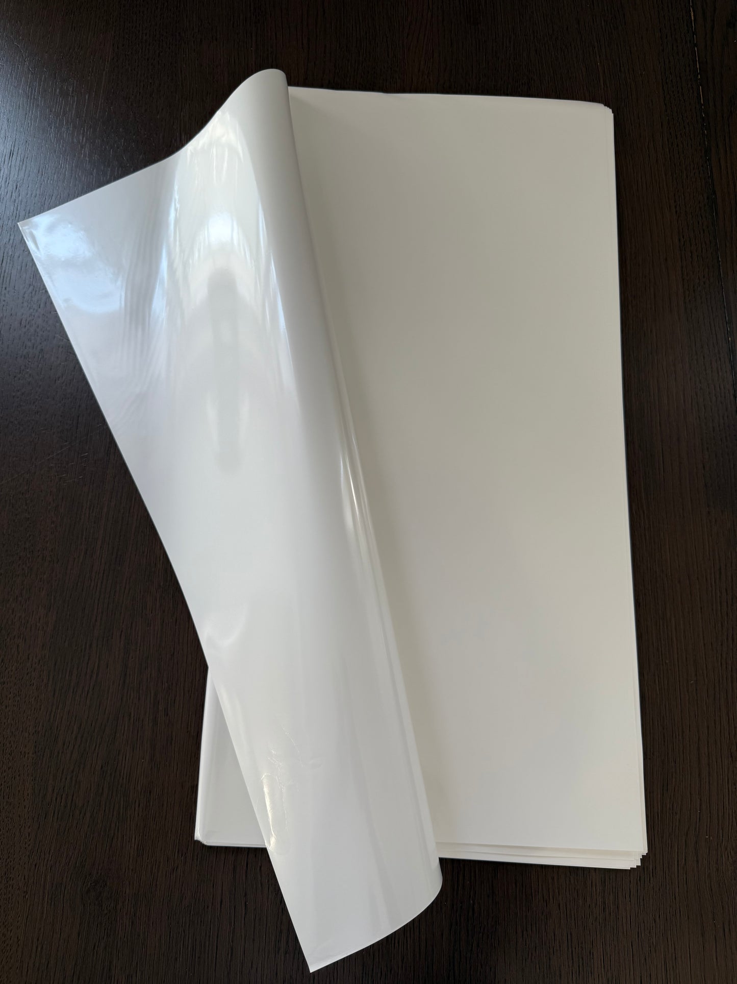 Solid Glossy White Wrapping paper