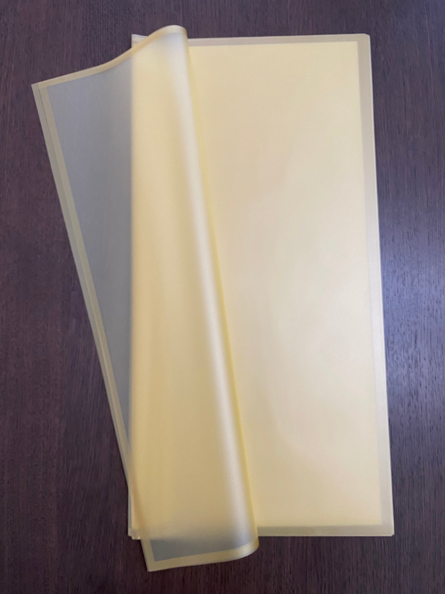 Sheer Gold/ Gold Edge Wrapping paper