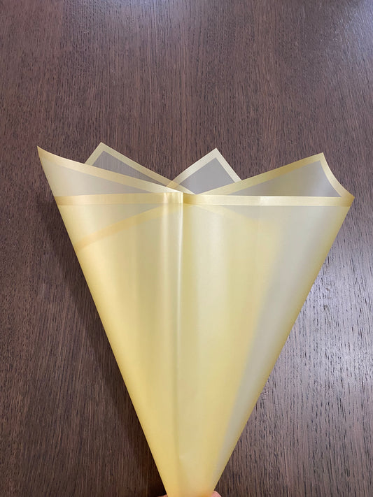 Sheer Gold/ Gold Edge Wrapping paper