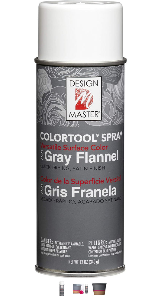 Design Master Spray Paint Grey Flannel 798