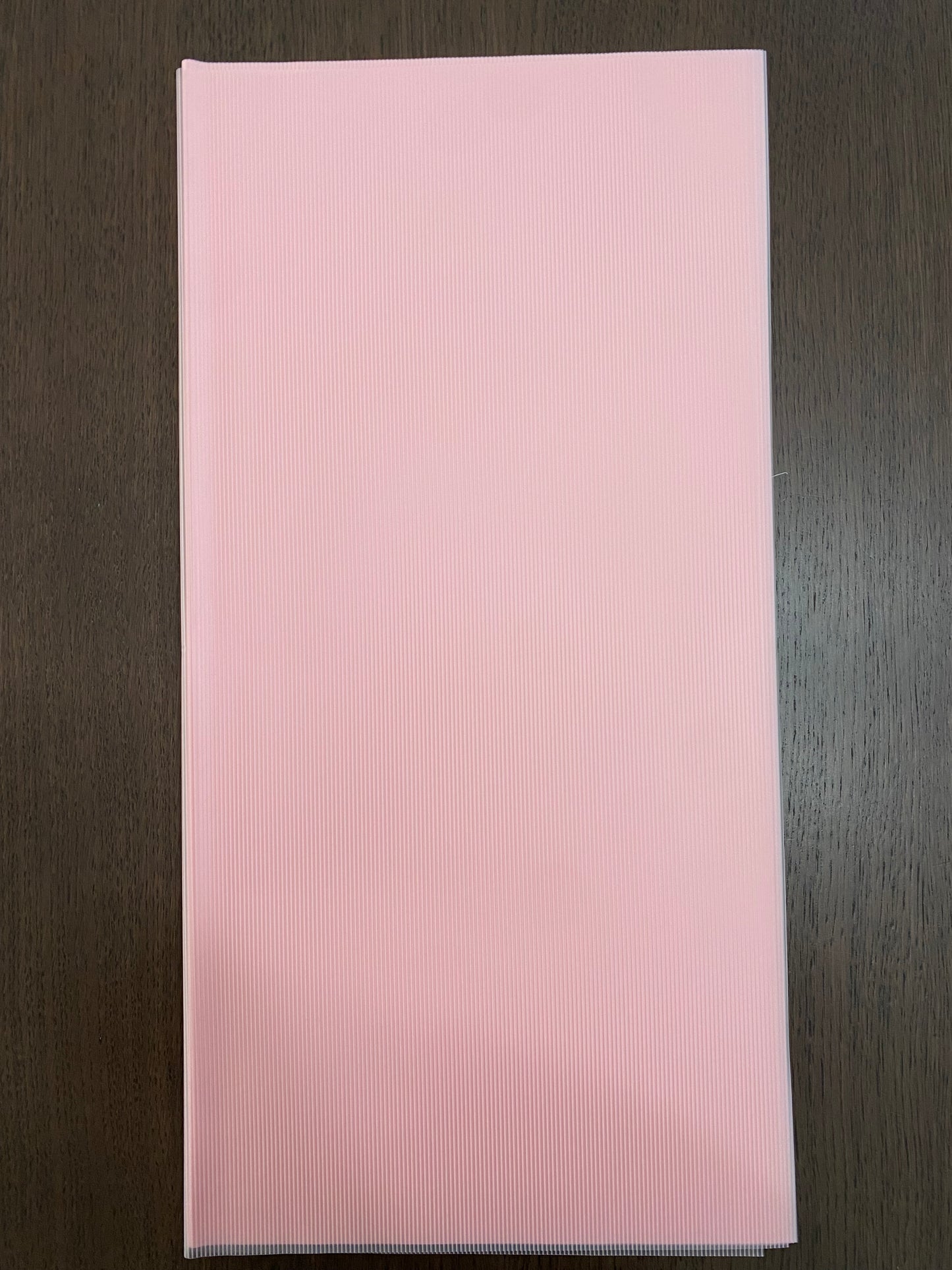 Pink Frosted Striped Wrapping Paper
