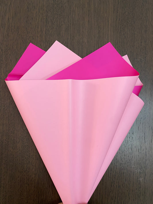 Pink/Fuchsia Double Sided Wrapping Paper