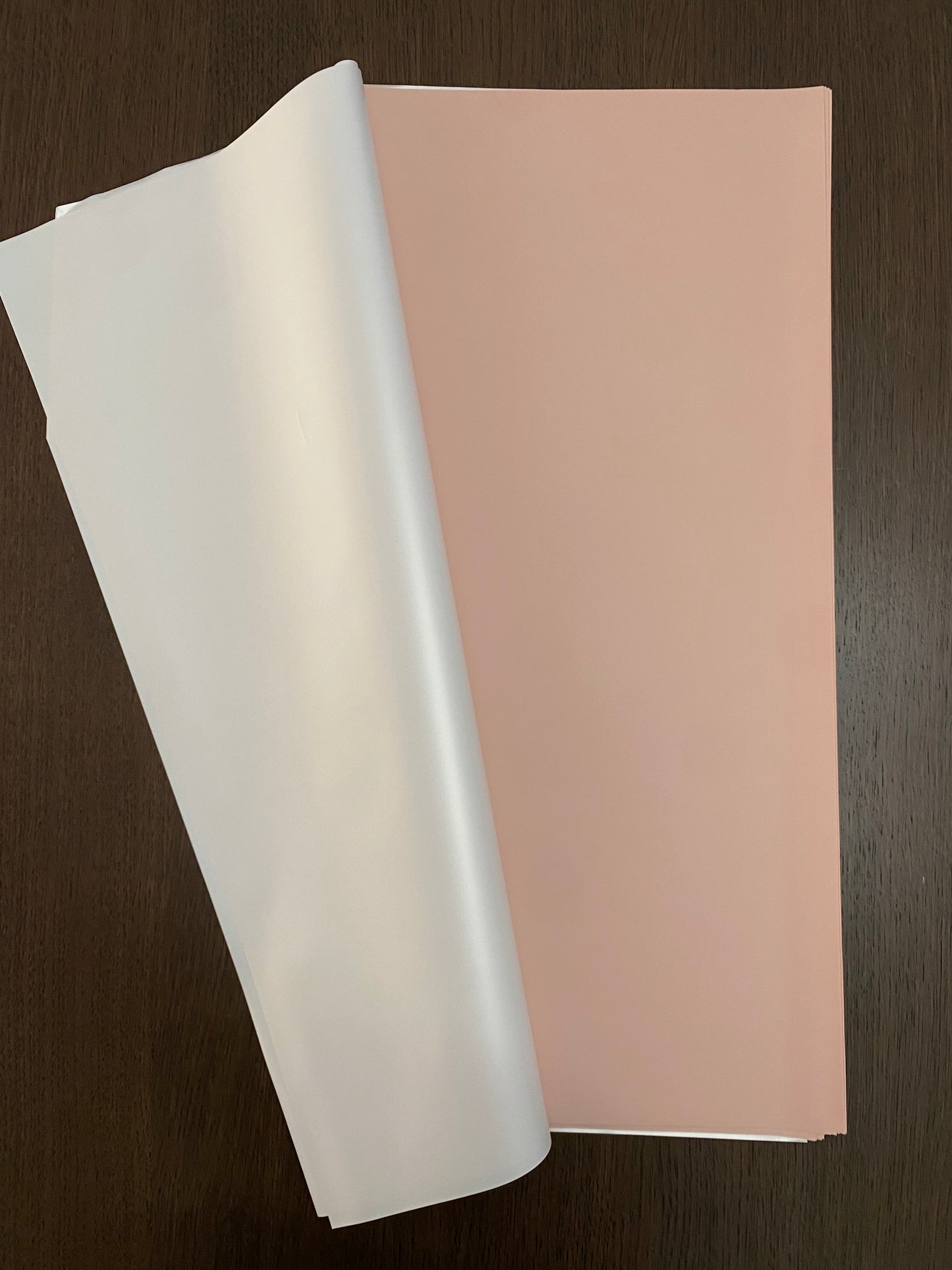 Pink/White Double Sided Wrapping Paper