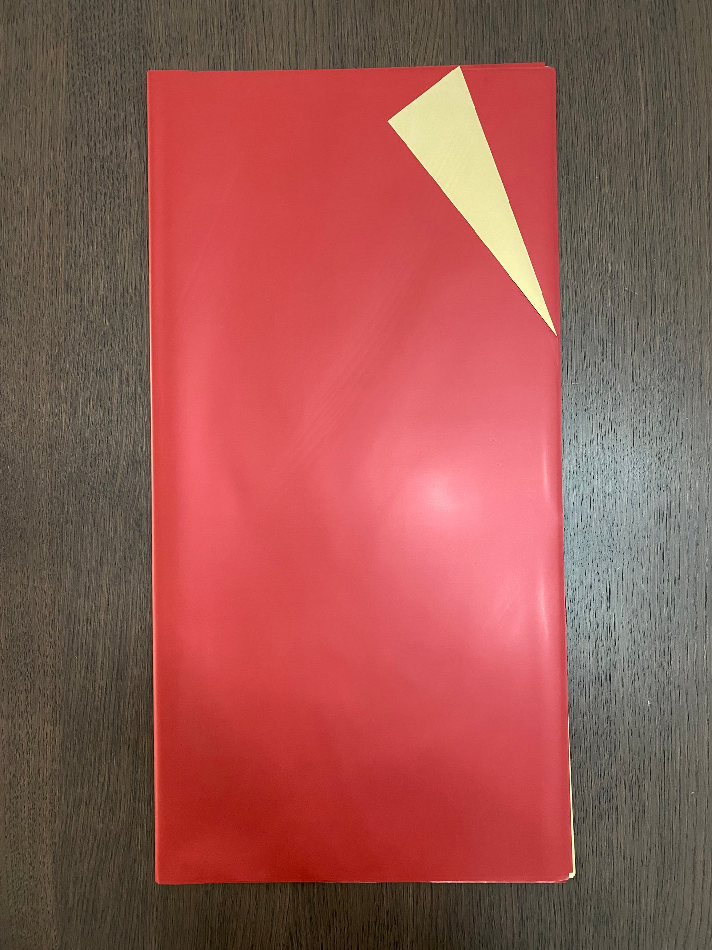 Wine Red/Gold Double Sided Wrapping Paper