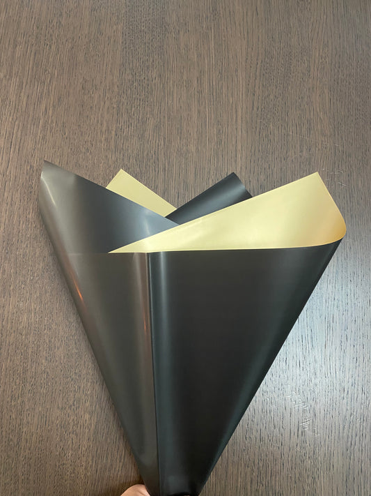 Black/Gold Colored Korean Wrapping Paper