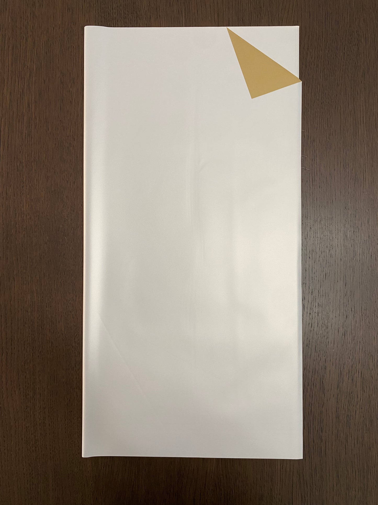 White/Gold Double Sided Wrapping Paper