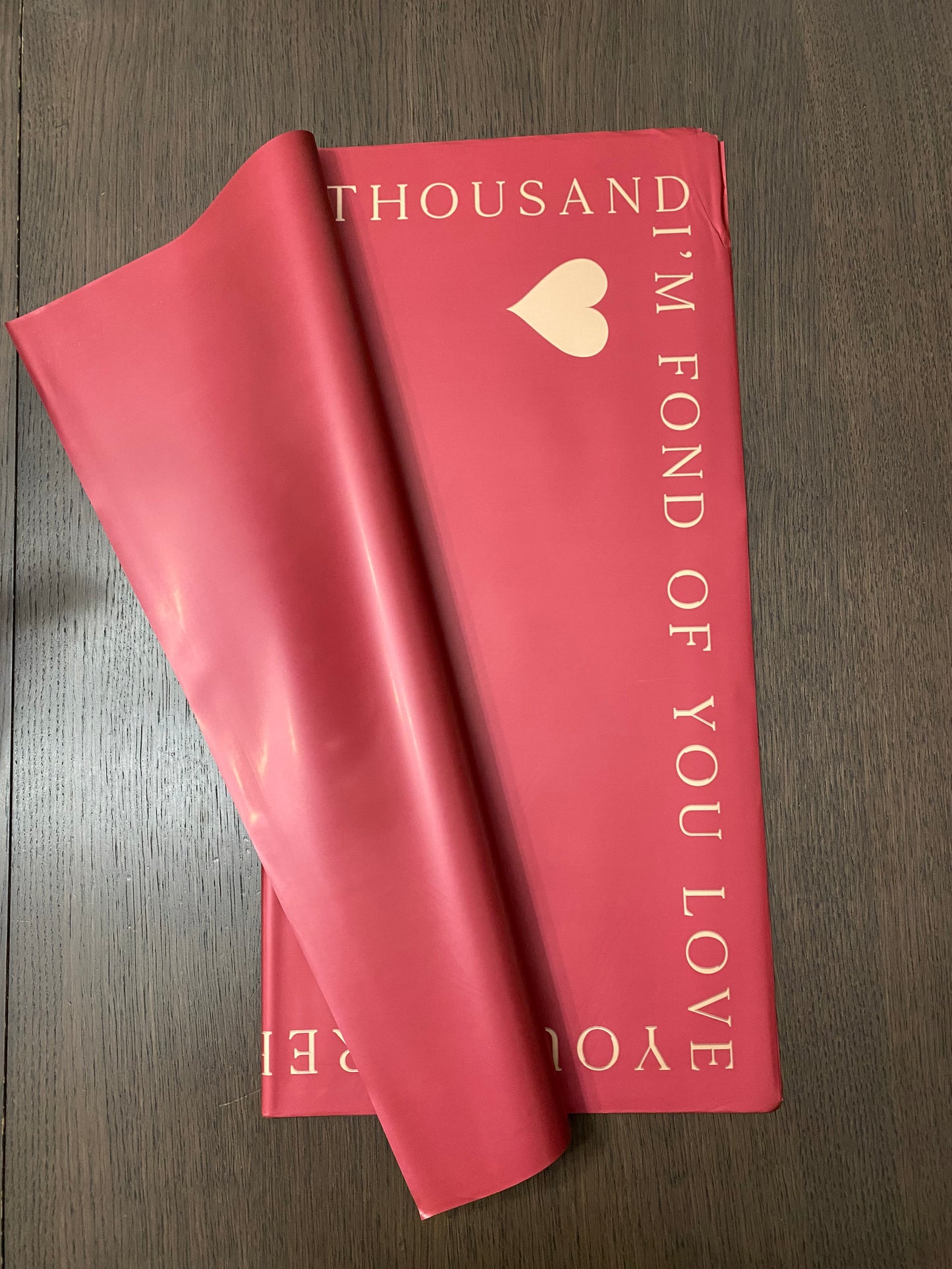 Red Heart Wrapping Paper