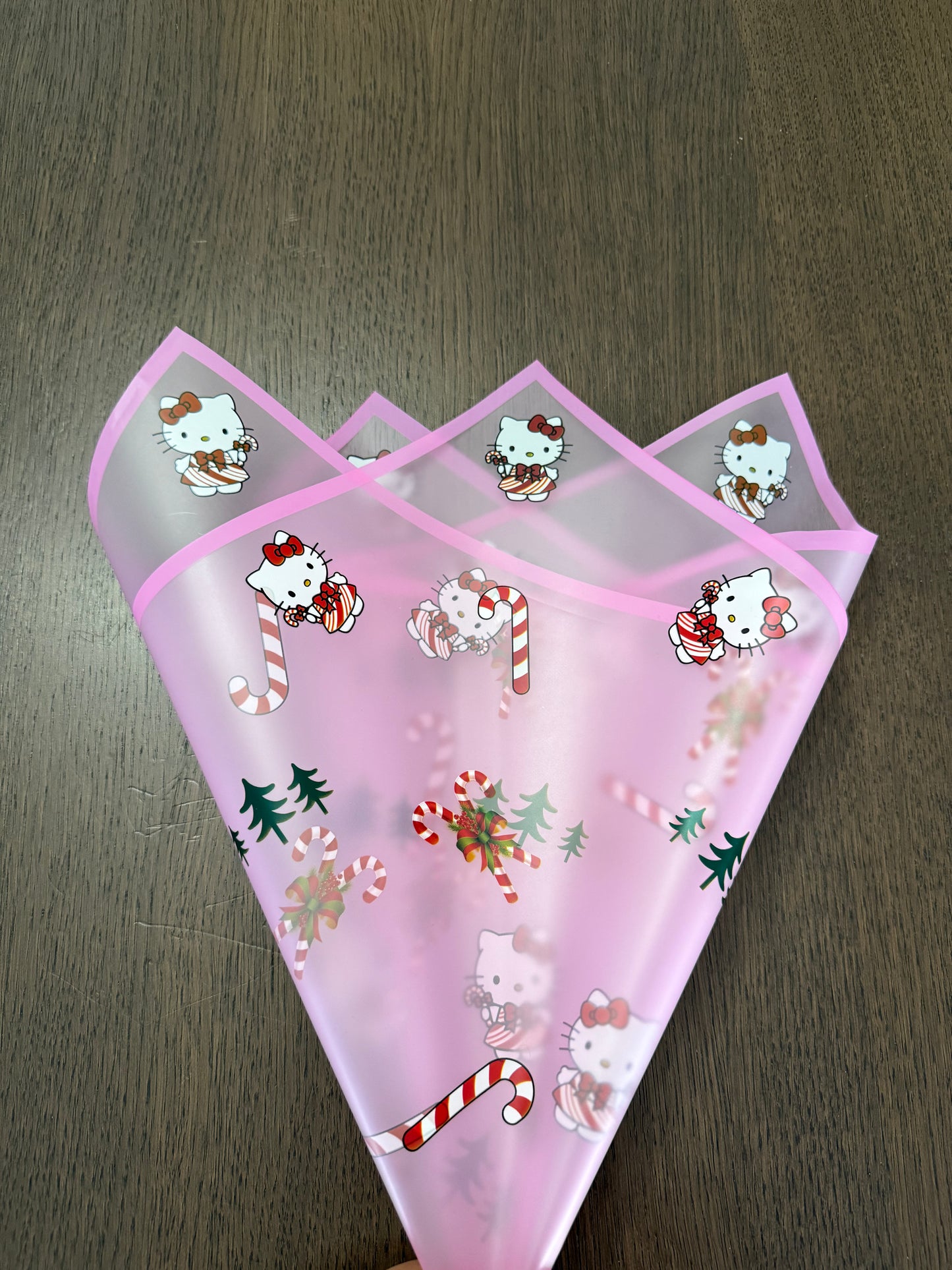 Pink Christmas Cute Cat Wrapping paper