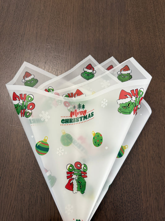 White Christmas Grinch Wrapping Paper